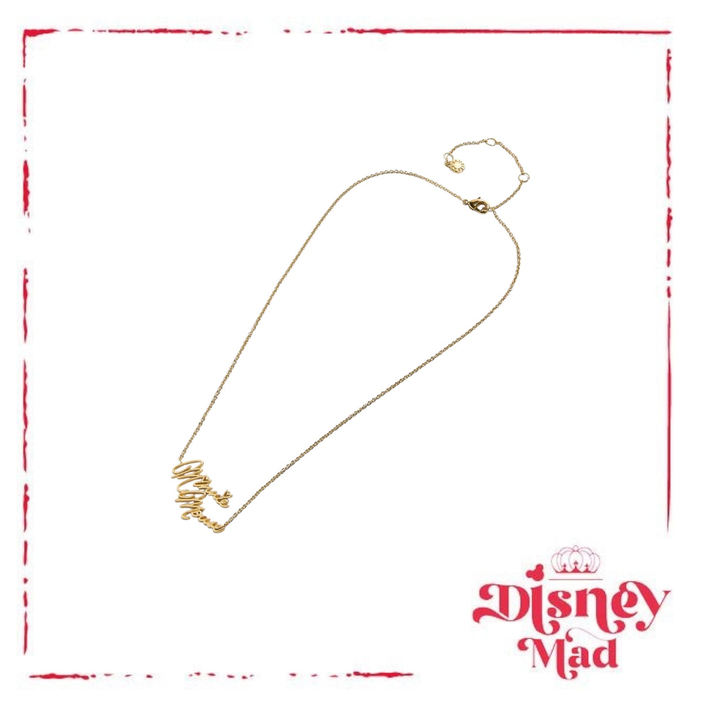 Disney Character Signature Necklace - Minnie Mouse - Baublebar