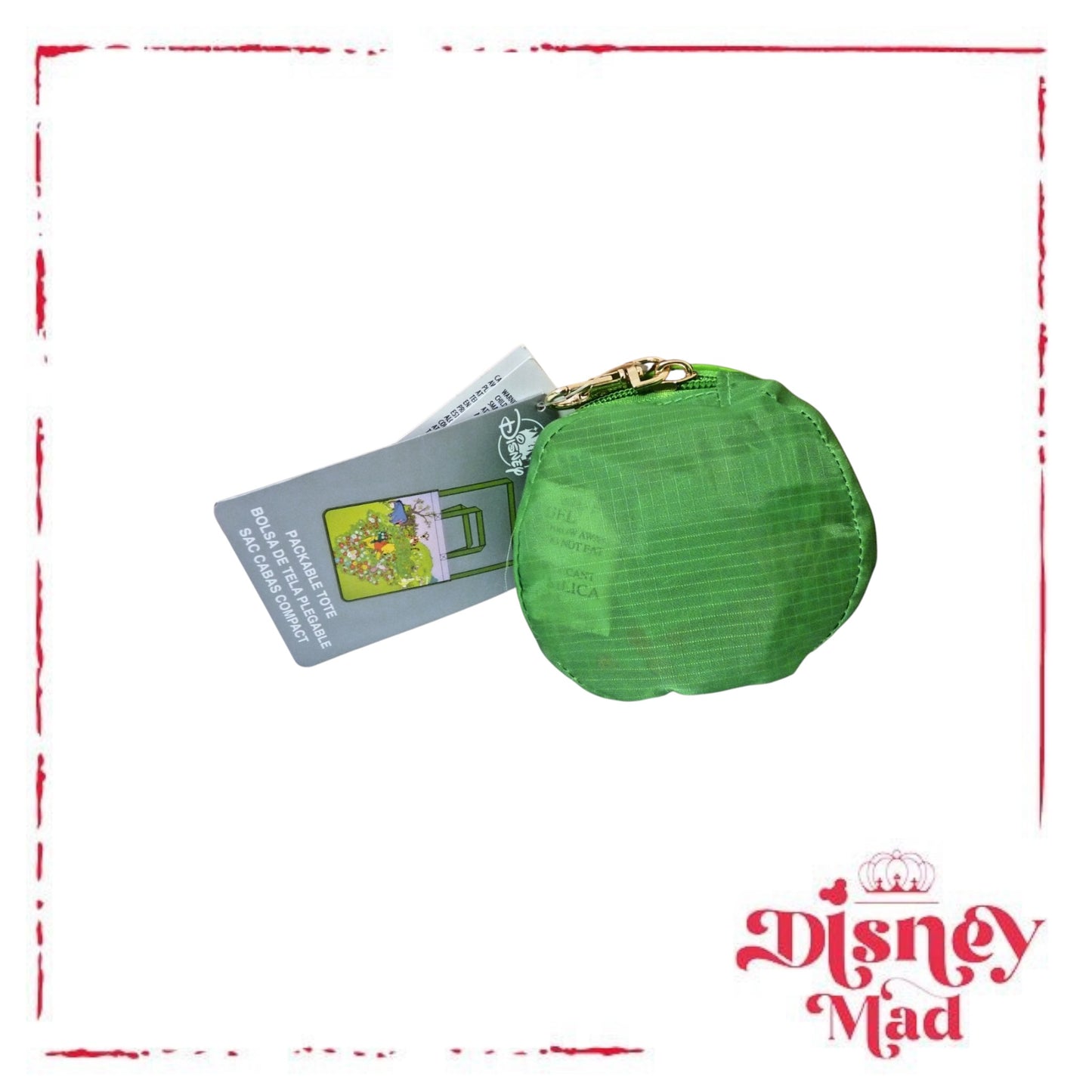 Disney parks Winnie the Pooh & Friends Packable Reusable shopping Tote Bag