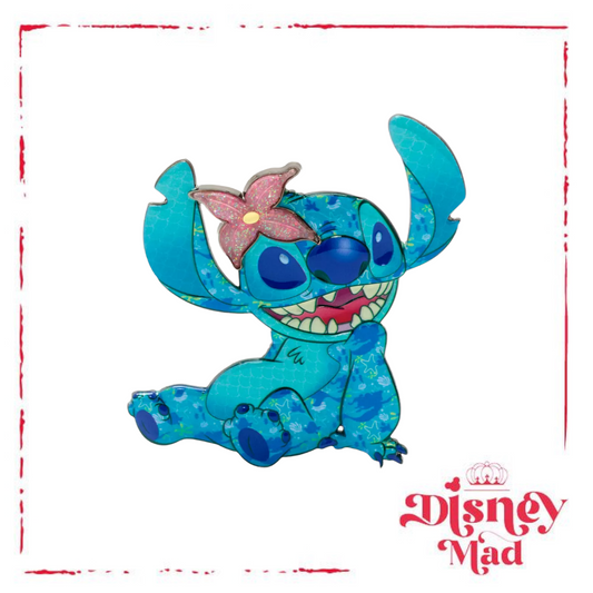 Stitch Crashes Disney - The Little Mermaid Jumbo Pin
