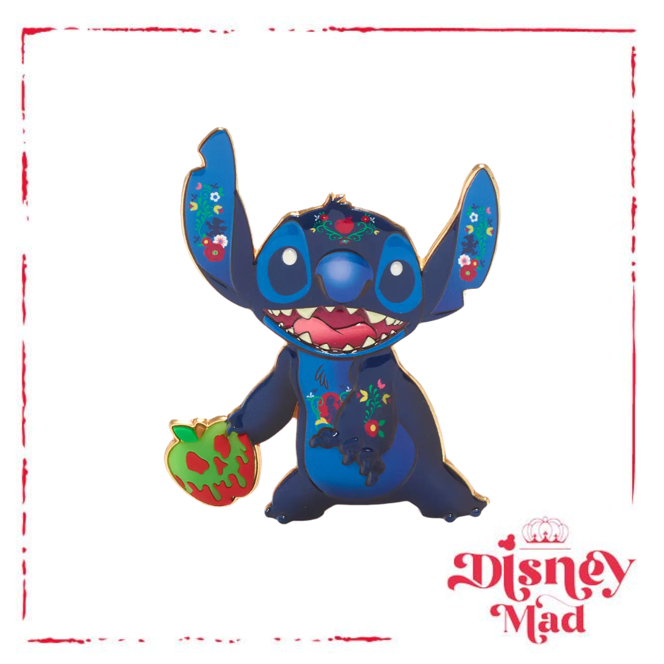 Stitch Crashes Disney - Snow White Jumbo Pin