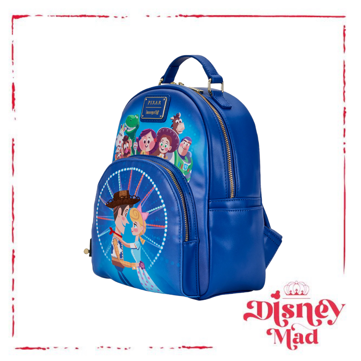Disney Loungefly Pixar Moment Toy Story Woody Bo Peep Mini Backpack