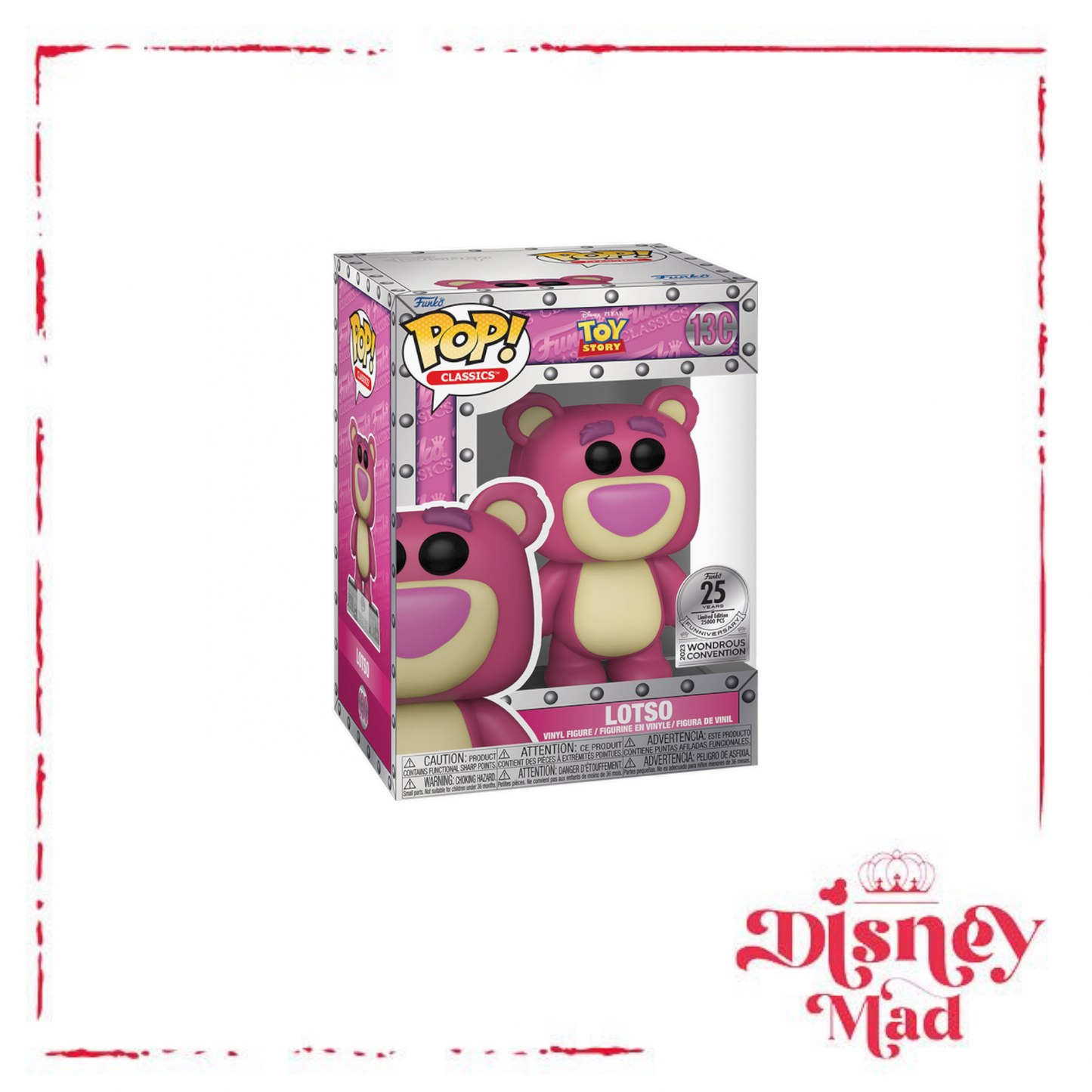 Lotso 25th Anniversary Funko Pop! Classics Wonder Con 2023 Exclusive Sealed