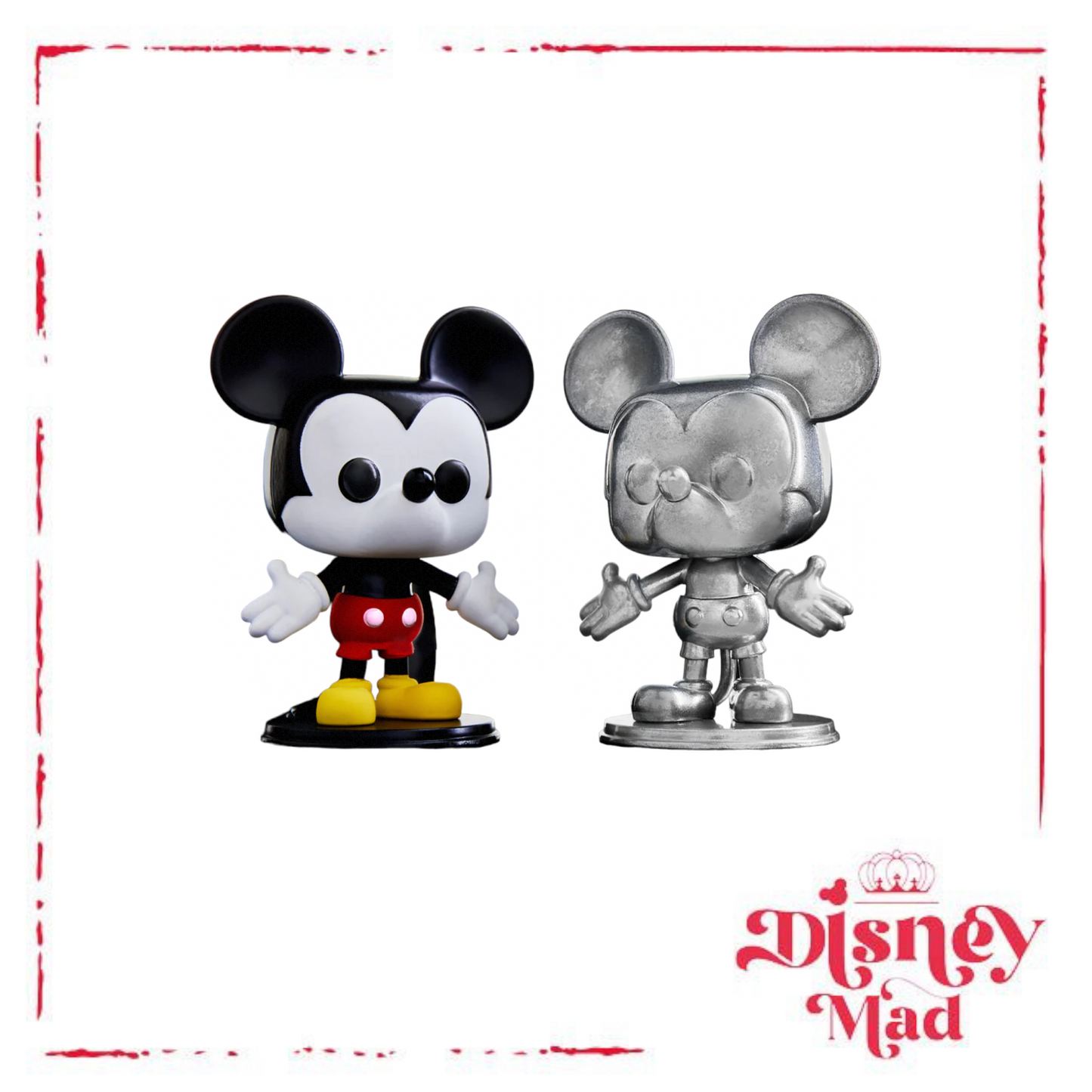 Mickey Mouse Disney 100 Die Cast Funko Pop! - Sealed, Chance of Chase !