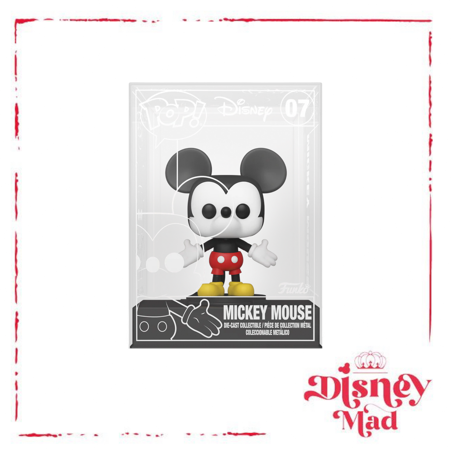 Mickey Mouse Disney 100 Die Cast Funko Pop! - Sealed, Chance of Chase !