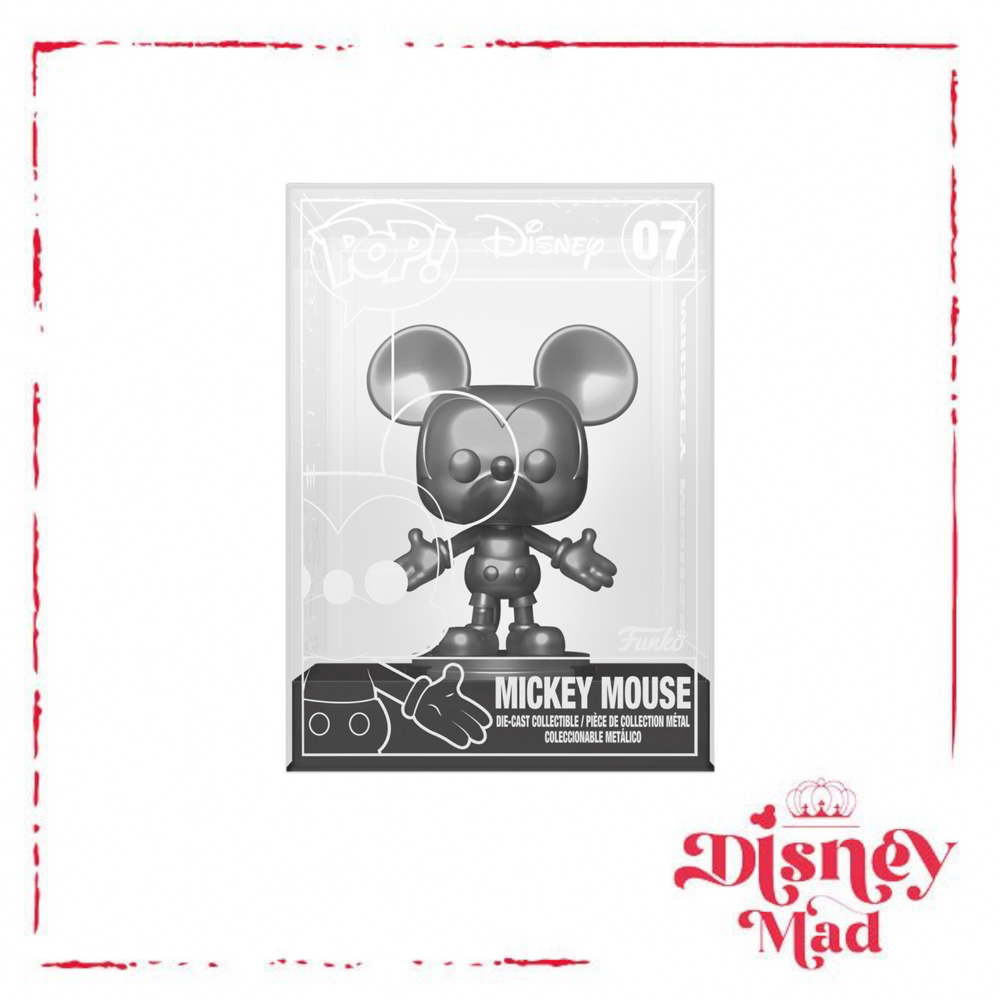Mickey Mouse Disney 100 Die Cast Funko Pop! - Sealed, Chance of Chase !