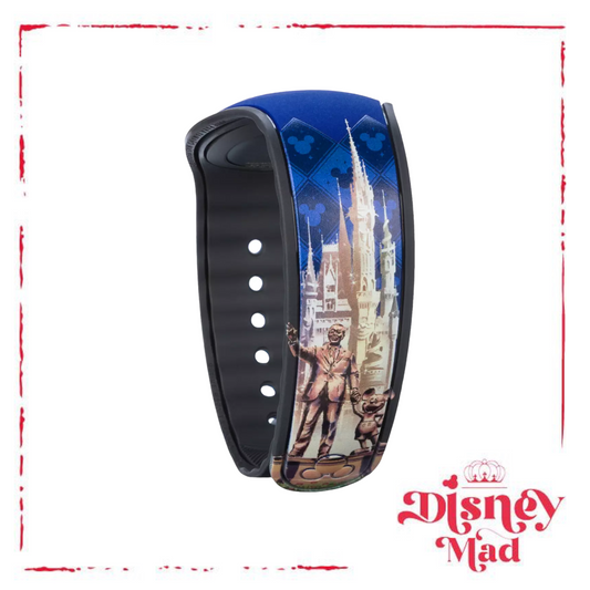 Walt Disney and Mickey Mouse ''Partners'' Disney Parks Exclusive Magic Band Walt Disney World 50th Anniversary Limited Release