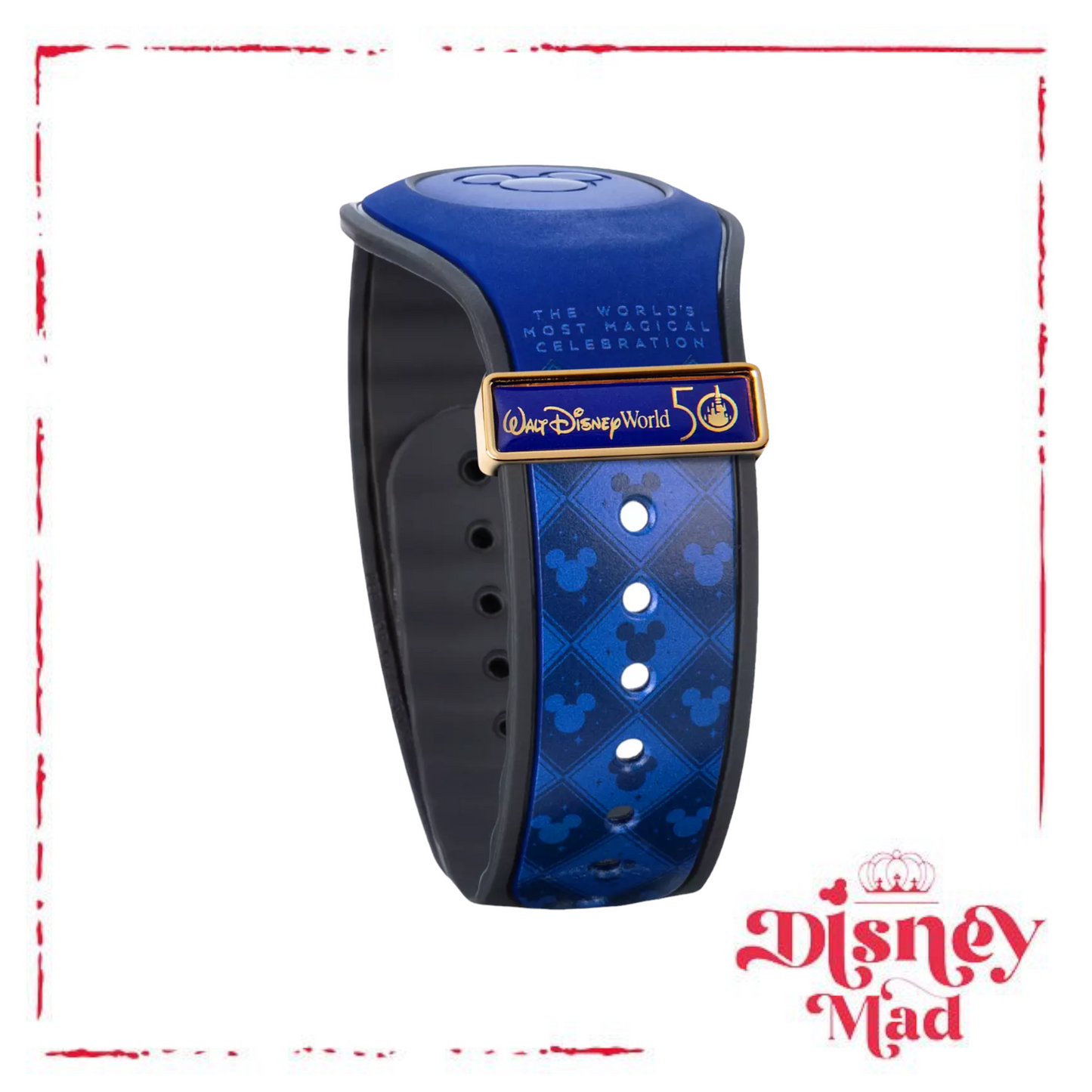 Walt Disney and Mickey Mouse ''Partners'' Disney Parks Exclusive Magic Band Walt Disney World 50th Anniversary Limited Release