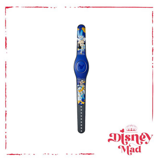 Disney Parks Exclusive Magic Band Mickey Mouse, Donald Duck, and Goofy. Walt Disney World 50th Anniversary