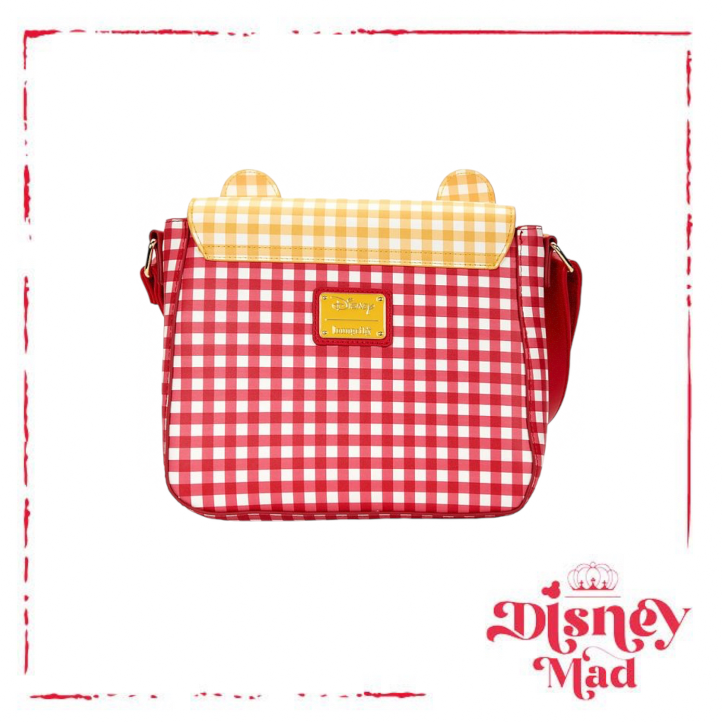Disney Loungefly Winnie the Pooh Gingham Crossbody Bag