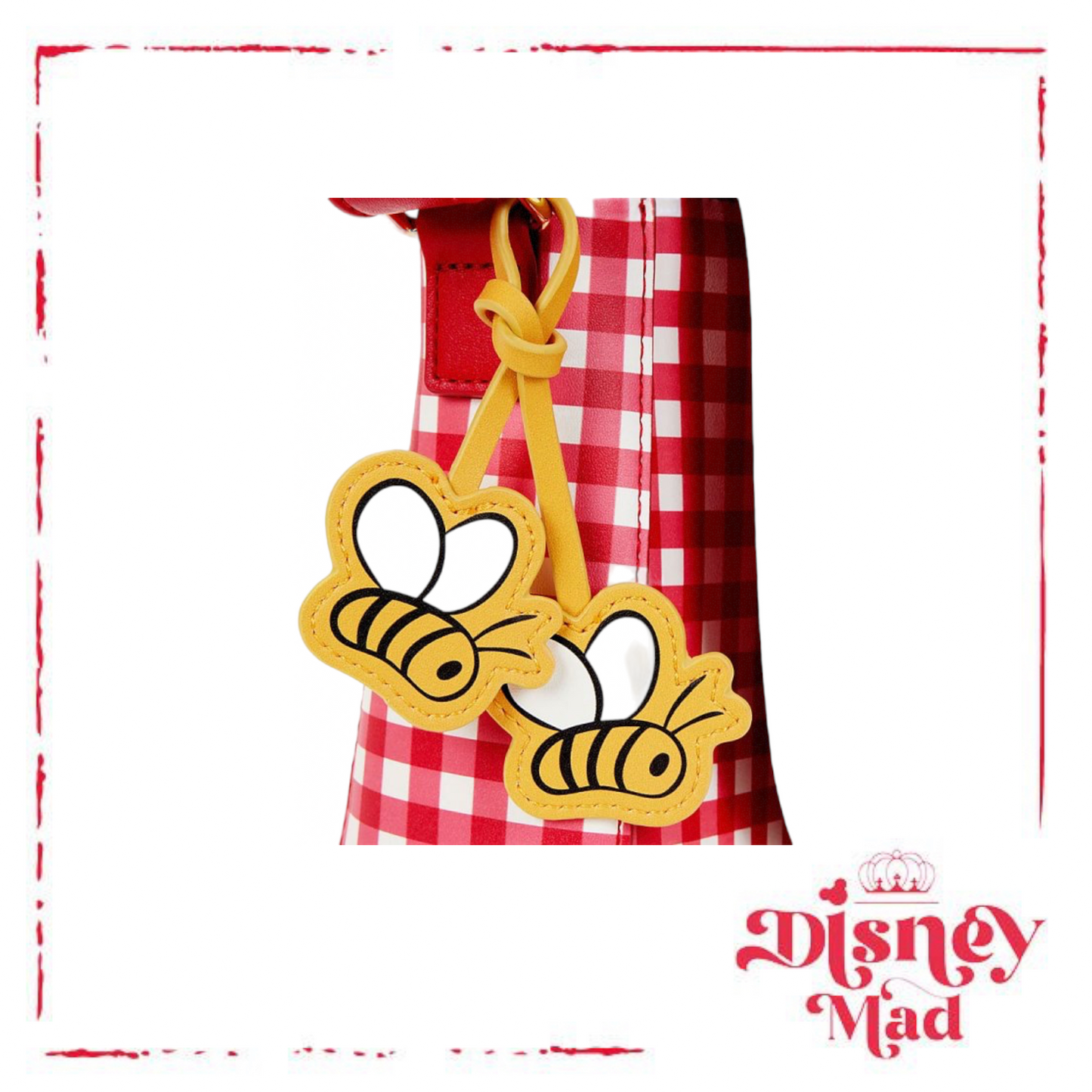 Disney Loungefly Winnie the Pooh Gingham Crossbody Bag