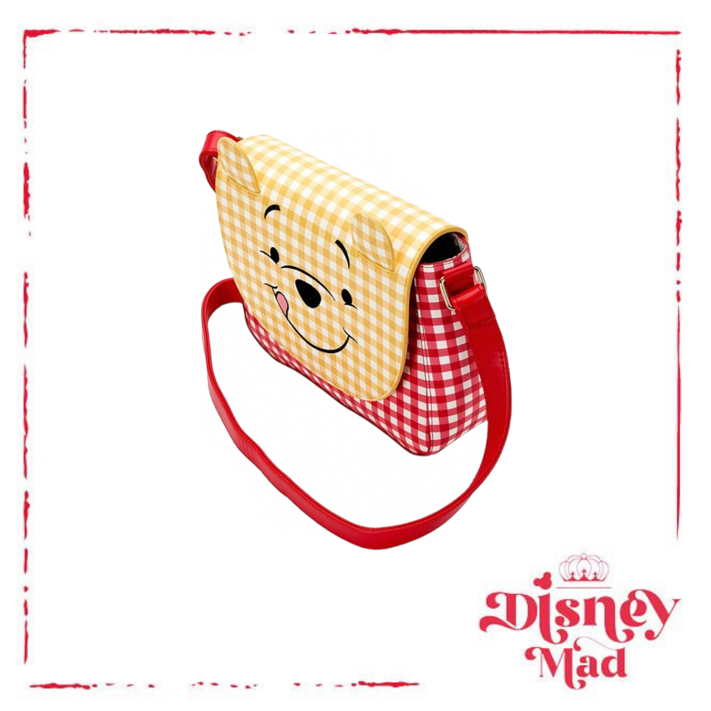 Disney Loungefly Winnie the Pooh Gingham Crossbody Bag
