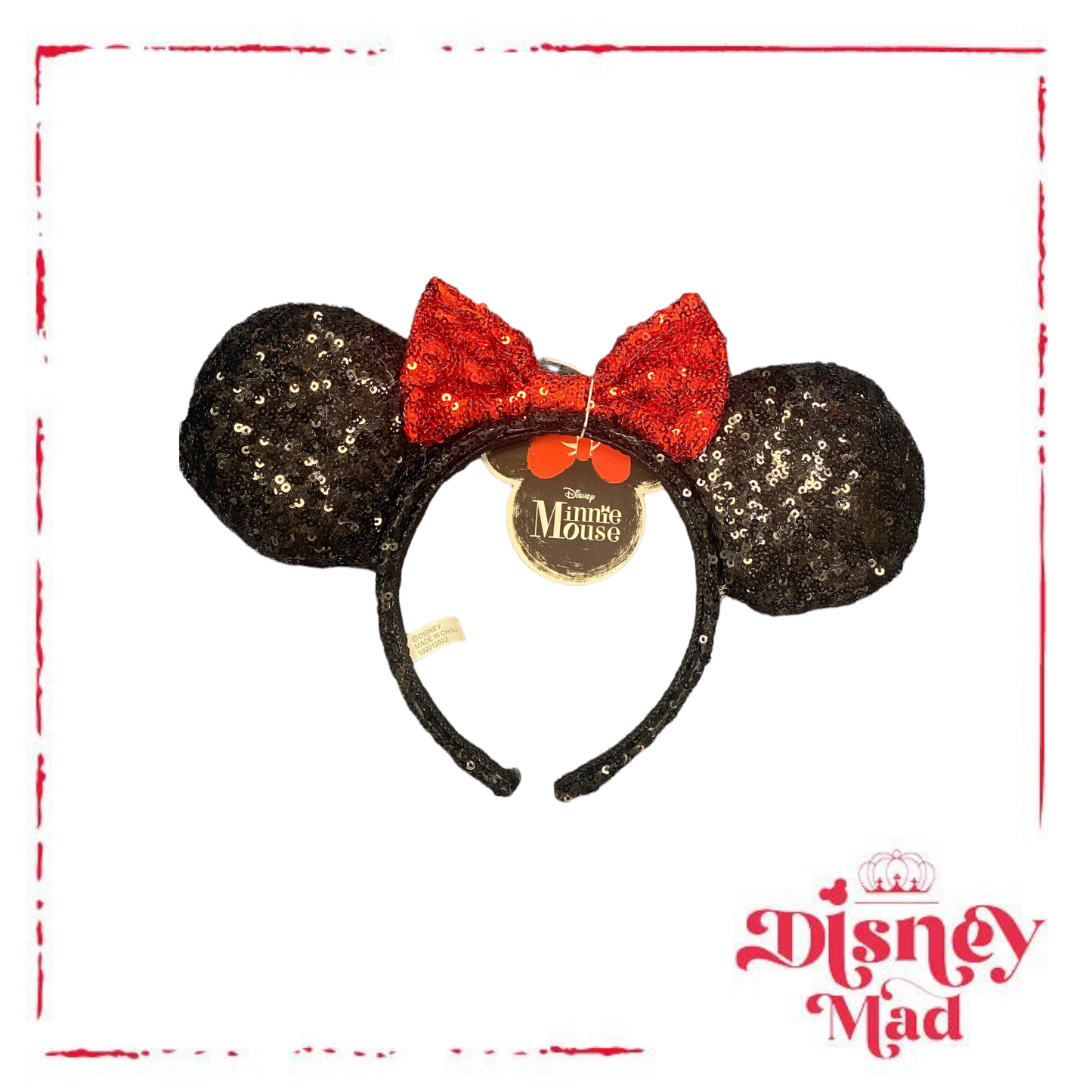 Minnie Mouse Red Sequin Headband