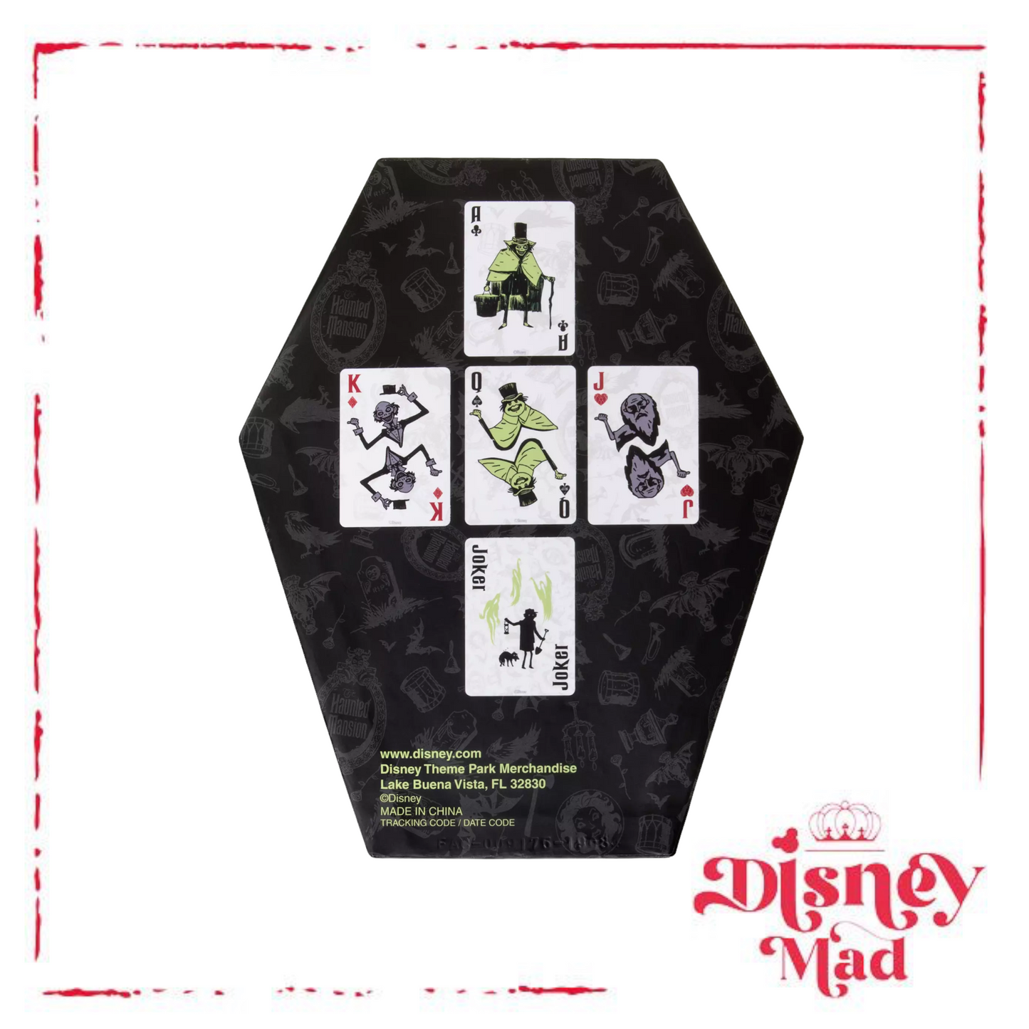 Disney The Haunted Mansion Playing Cards Parks Exclusive