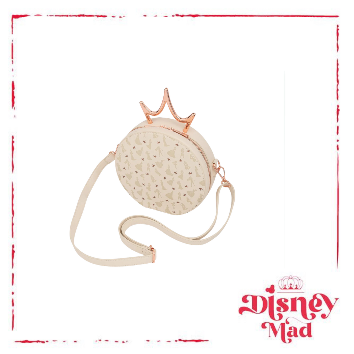 Loungefly Disney Ultimate Princess Metal Crown Crossbody