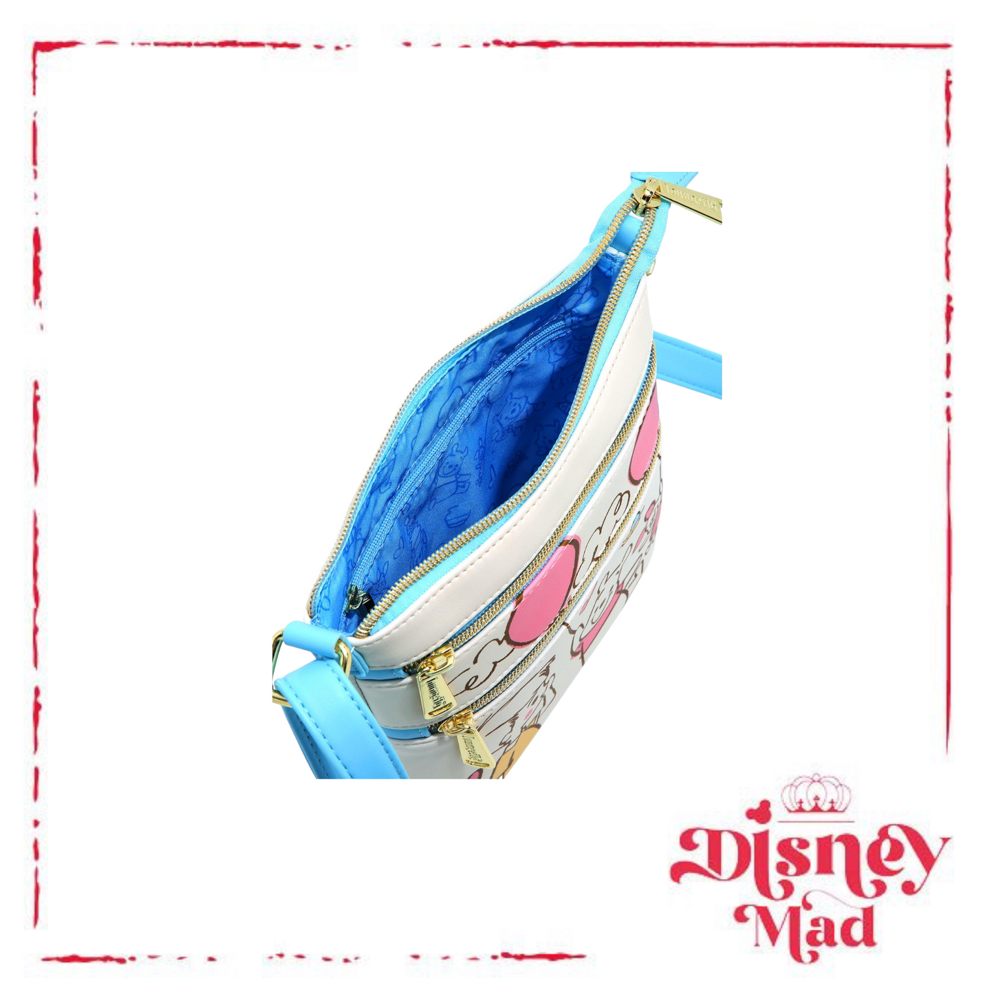 Loungefly Disney Winnie the Pooh Piglet & Pooh with Balloons Sketch Crossbody Bag - BoxLunch Exclusive