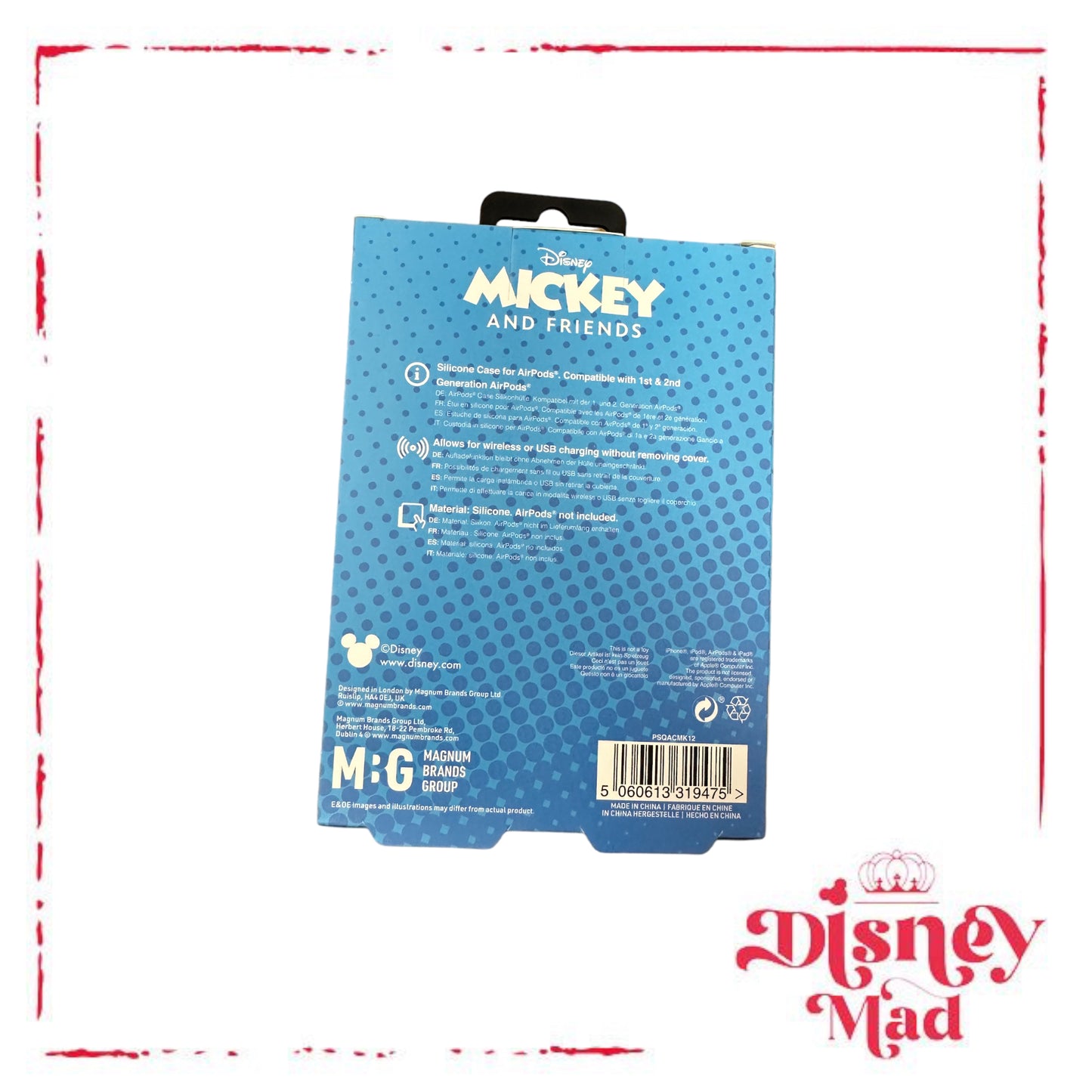 Mickey Mouse PowerSquad AirPods Case