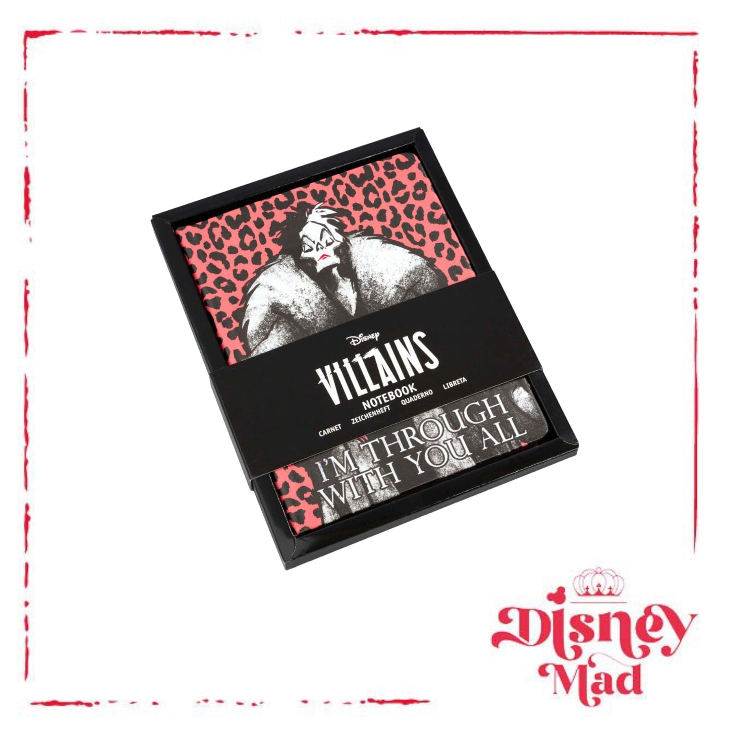 Disney Villains: Notebook : Cruella de Vil