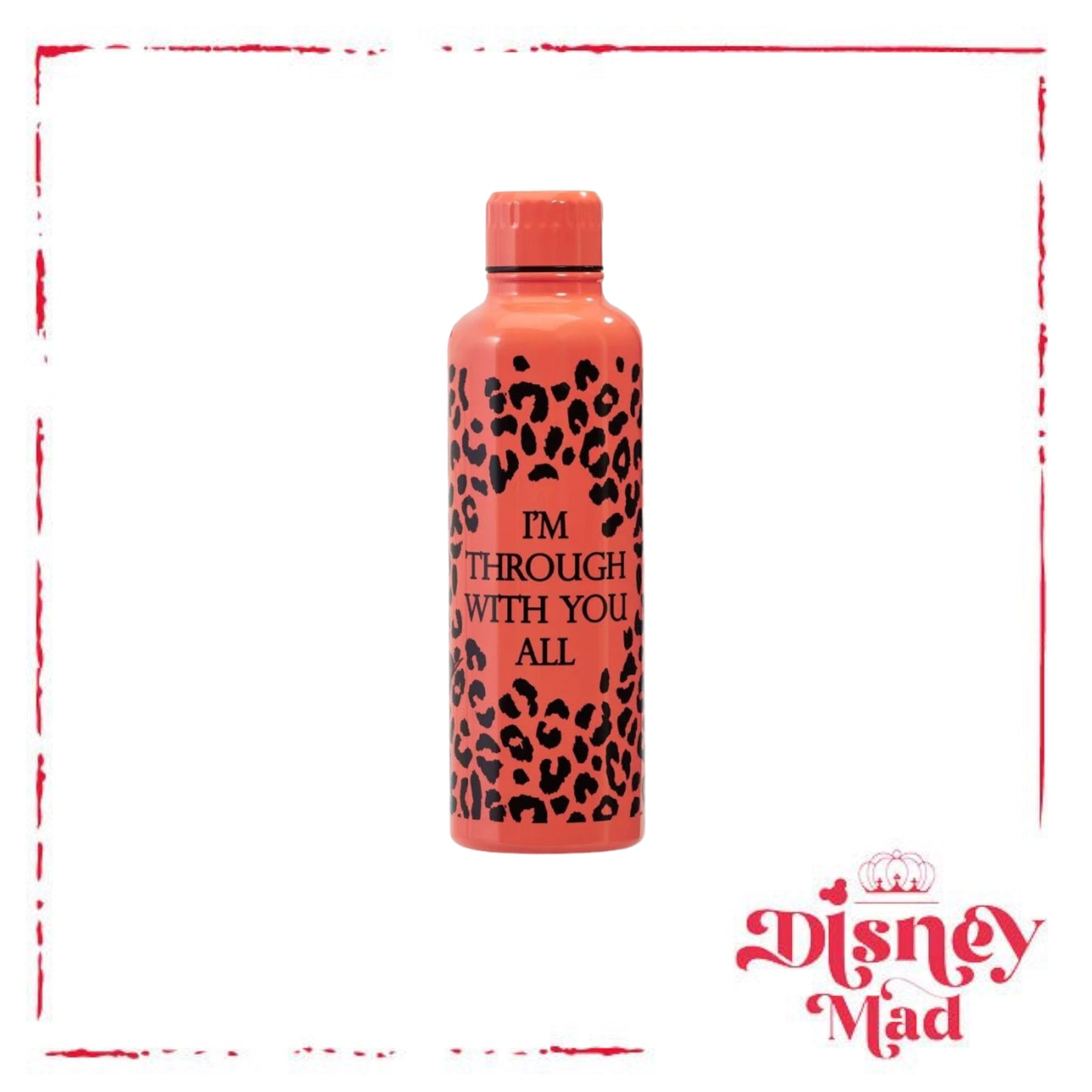 Disney Villains Metal Water Bottle - Cruella De Vil