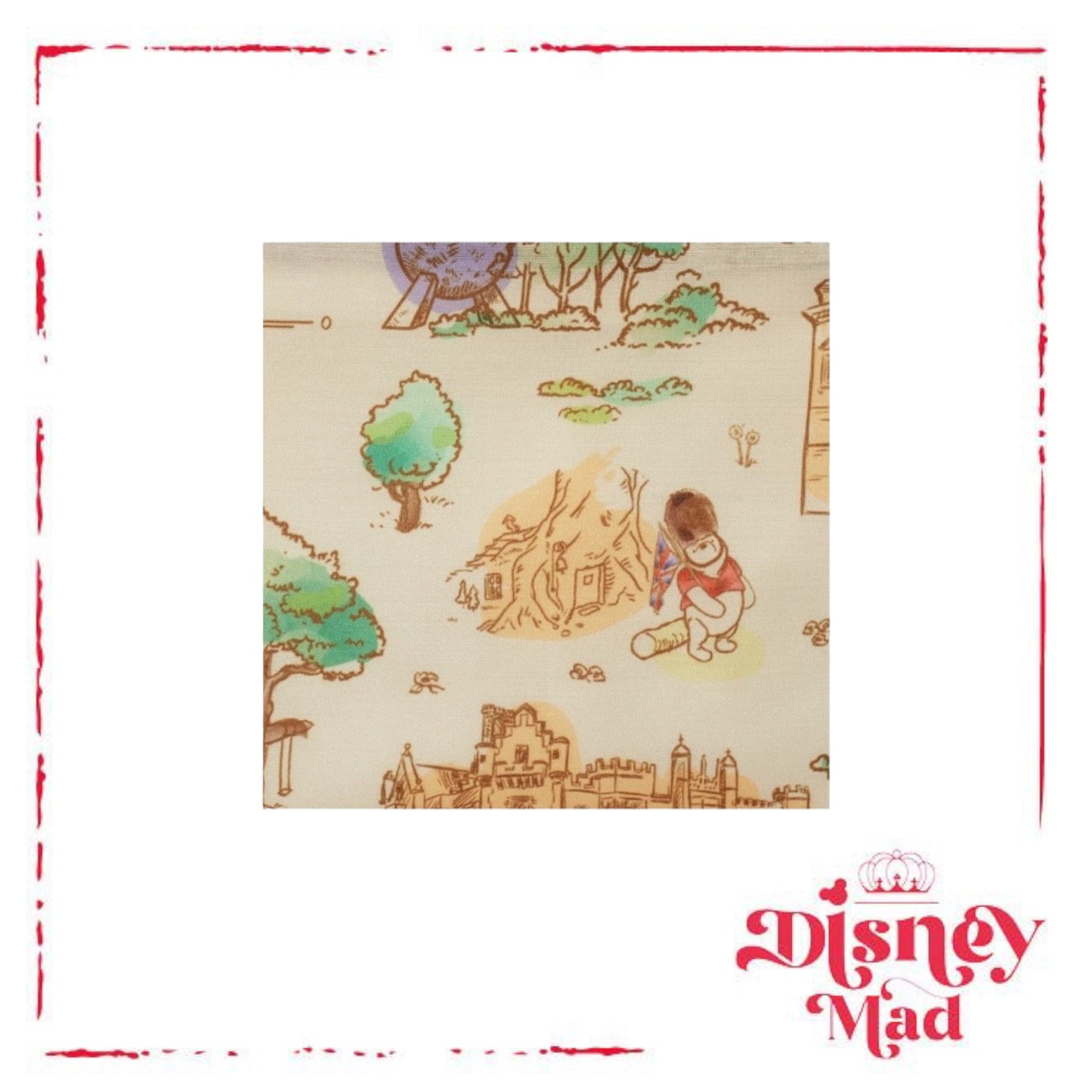Disney Parks Epcot United Kingdom Winnie the Pooh and Piglet Classic Pouch