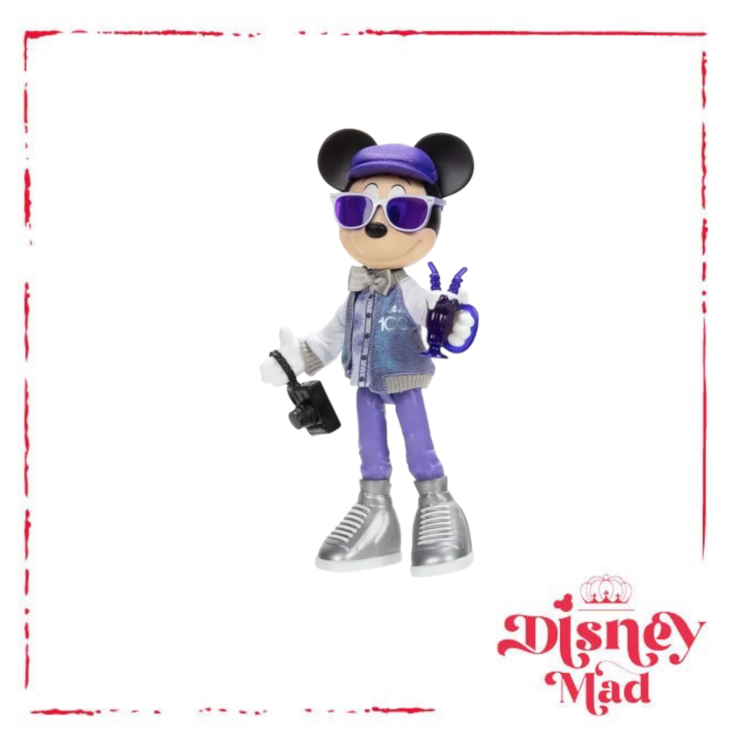 Mickey Mouse Platinum Celebration Doll and Accessories Set – Disney100 * Box Damage