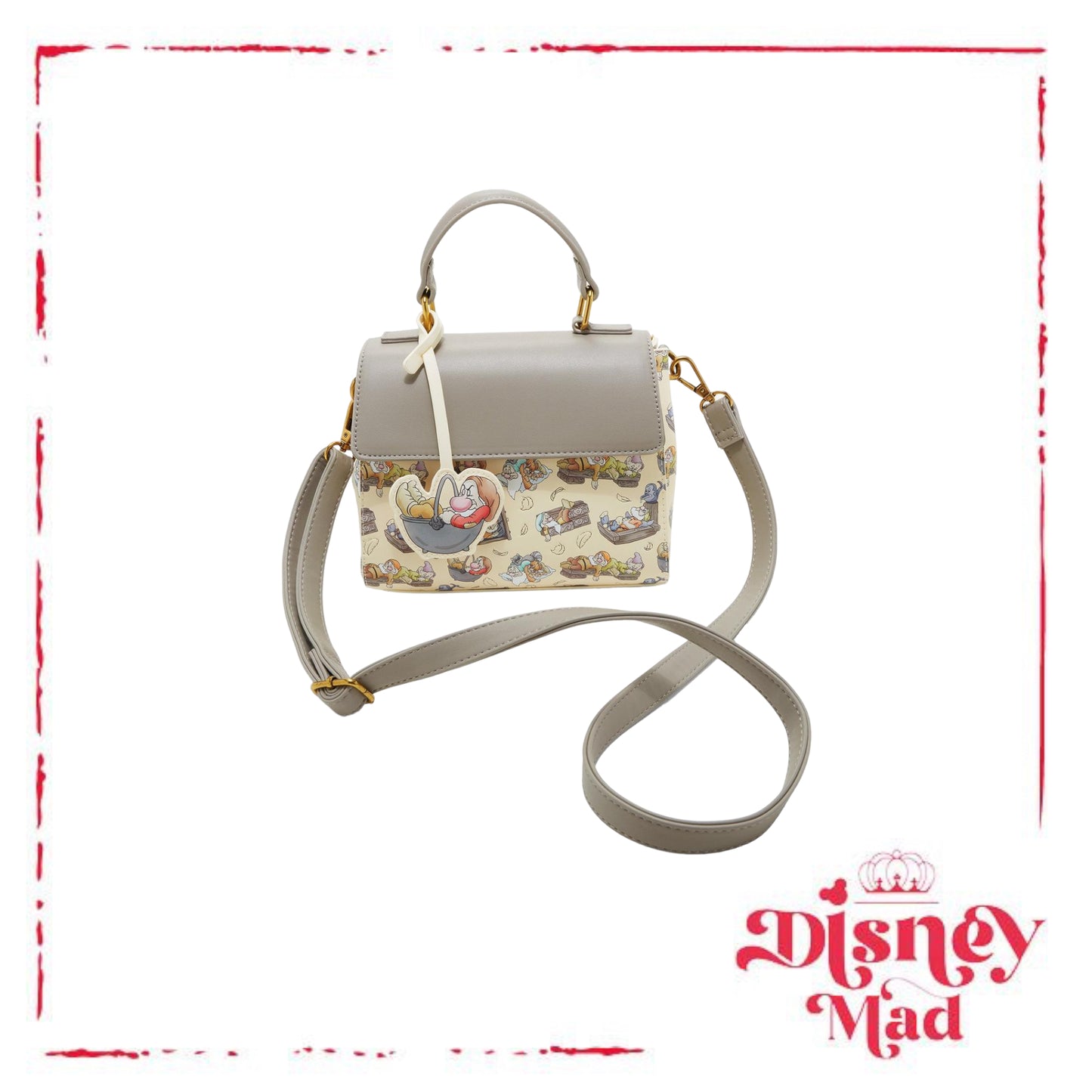 Loungefly Disney Snow White and the Seven Dwarfs Bedtime Allover Print Hand Bag - BoxLunch Exclusive