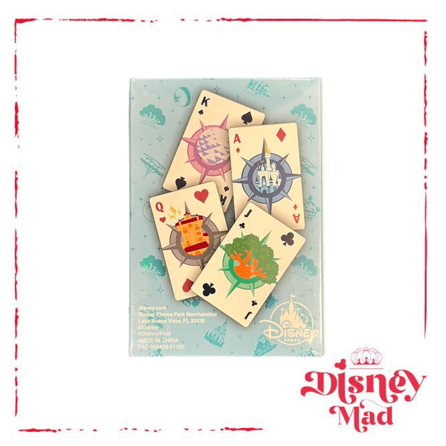 Walt Disney World Mickey Mouse Playing Cards - Parks Excluisve