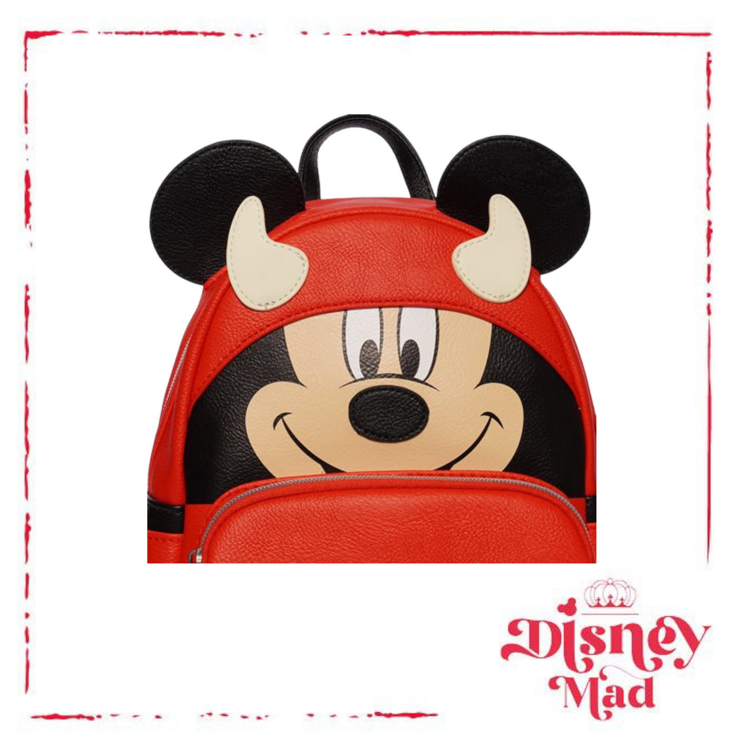 Disney Loungefly Mickey Mouse Halloween Devil Mickey Mini-Backpack - Entertainment Earth Exclusive