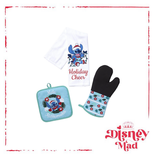 Disney Lilo & Stitch Mele Kalikimaka Holiday Kitchen Set