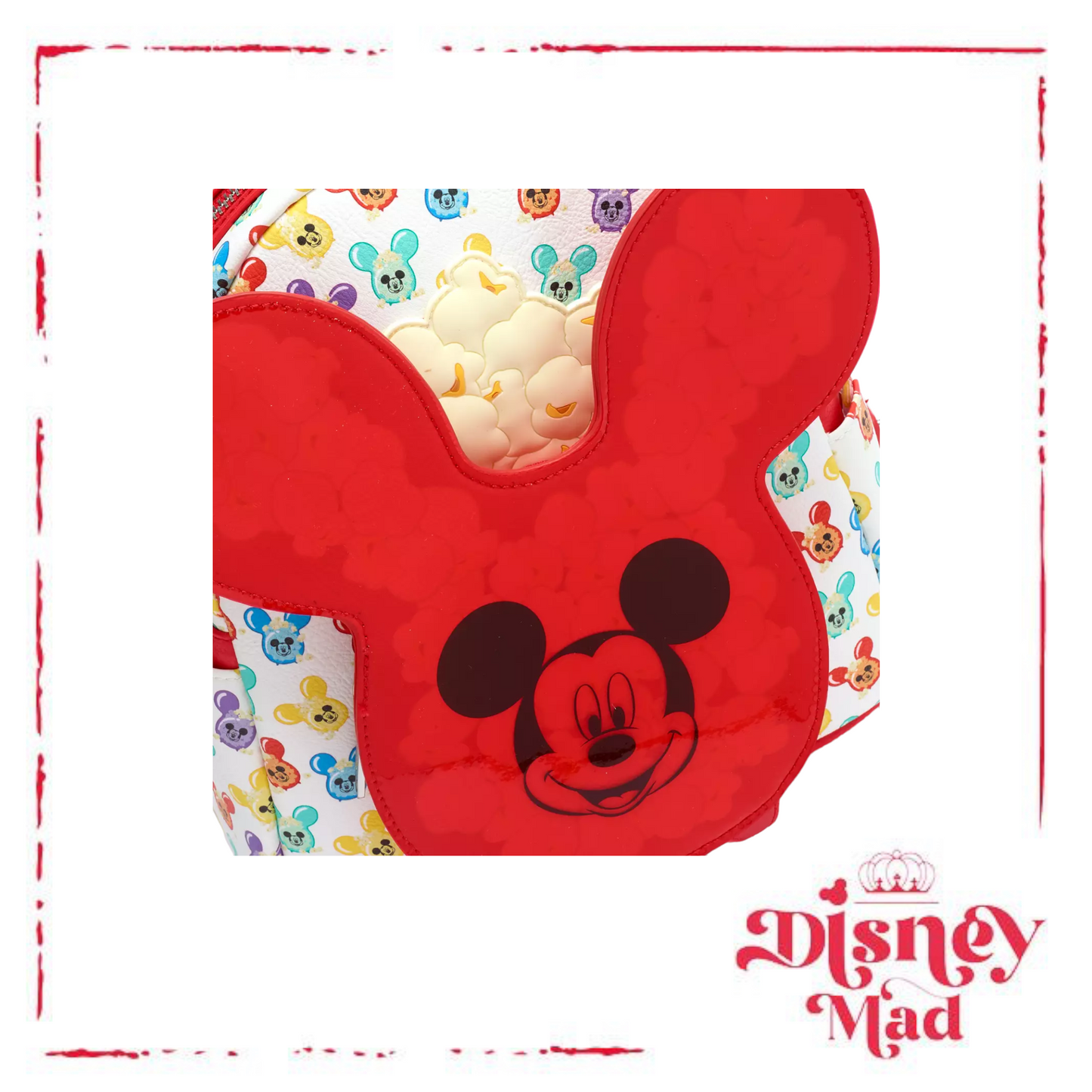Loungefly Mickey Mouse Popcorn Backpack