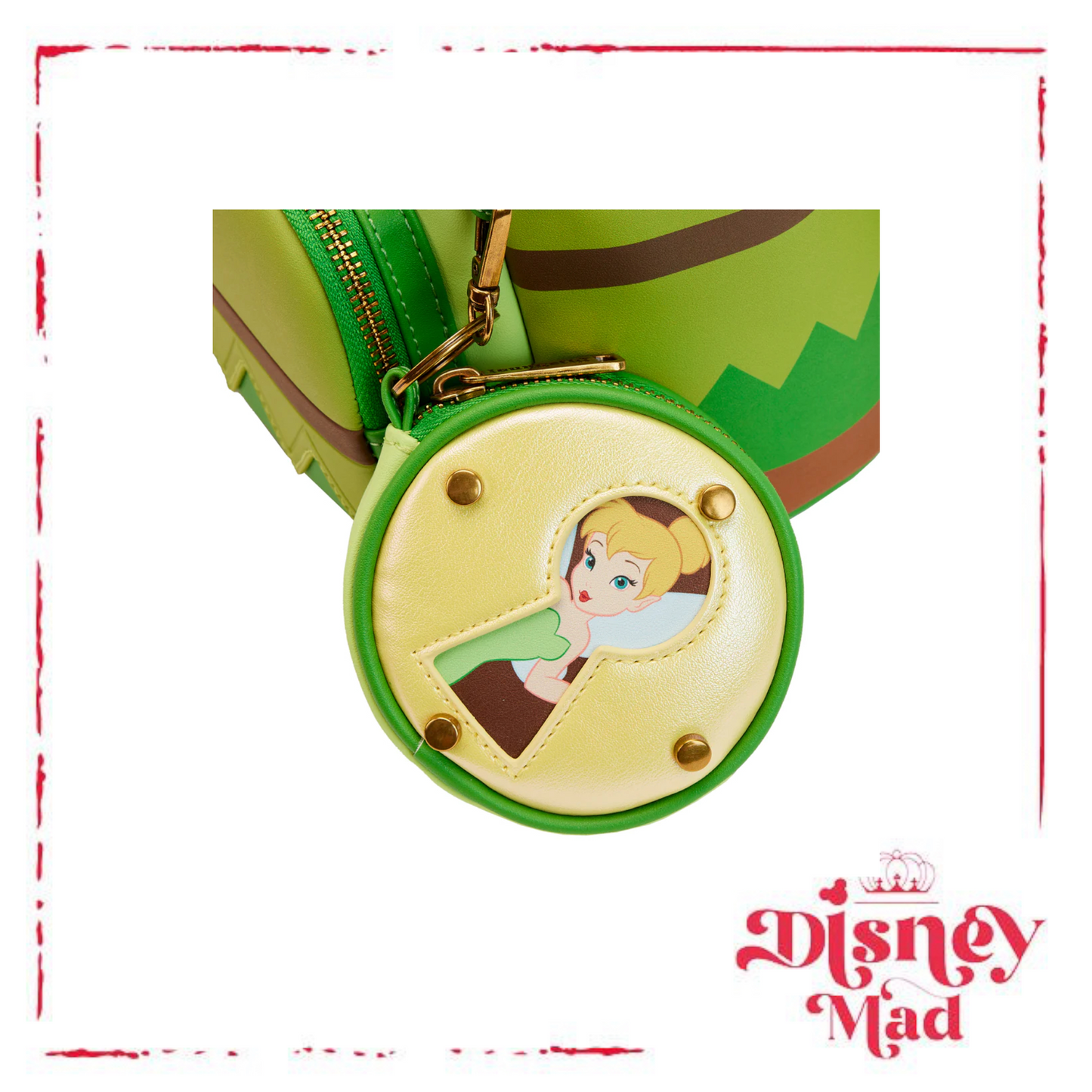 Limited Edition Exclusive - Peter Pan and Tinker Bell Cosplay Mini Backpack with Coin Purse