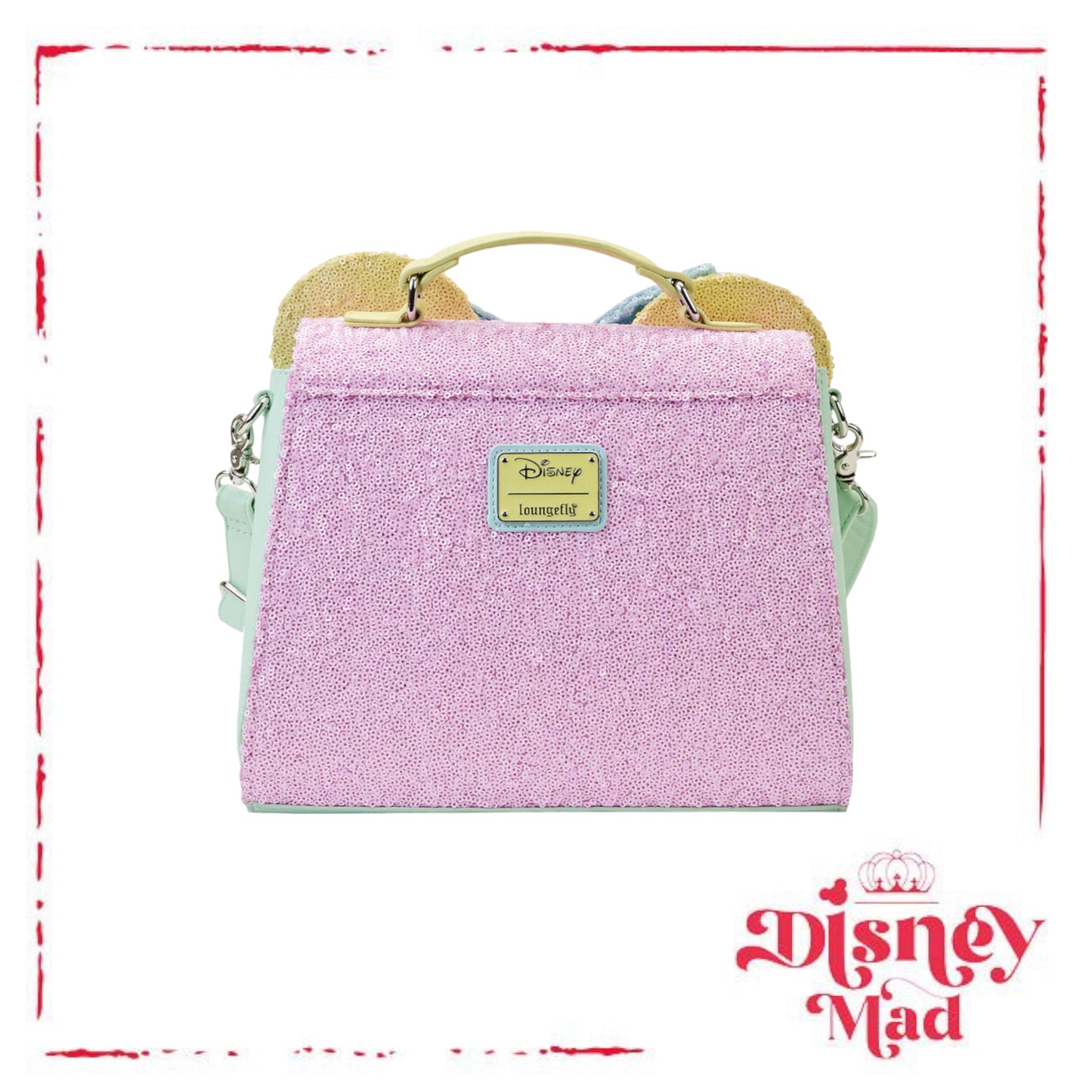 Limited Edition Exclusive - Minnie Mouse Pastel Sequin Crossbody Bag