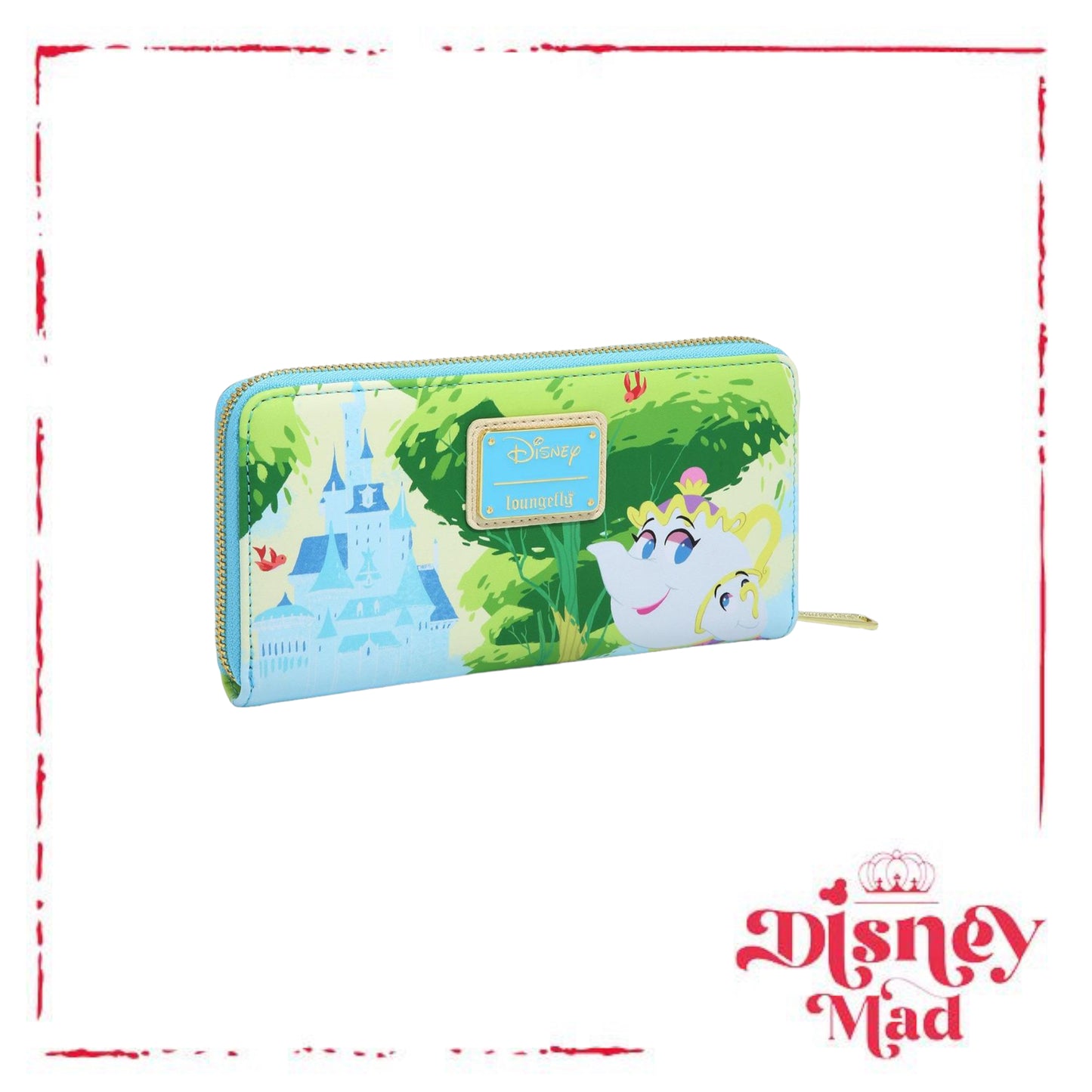 Loungefly Disney Beauty and the Beast Scenic Stroll Wallet - BoxLunch Exclusive