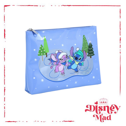 Disney Lilo & Stitch Stitch & Angel Winter Cosmetic Bag - BoxLunch Exclusive