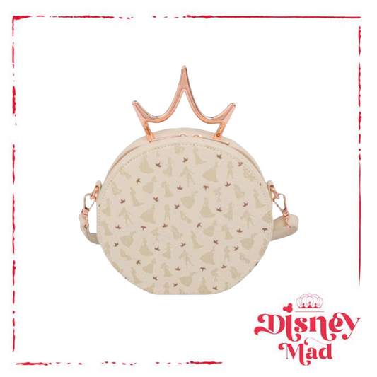 Loungefly Disney Ultimate Princess Metal Crown Crossbody