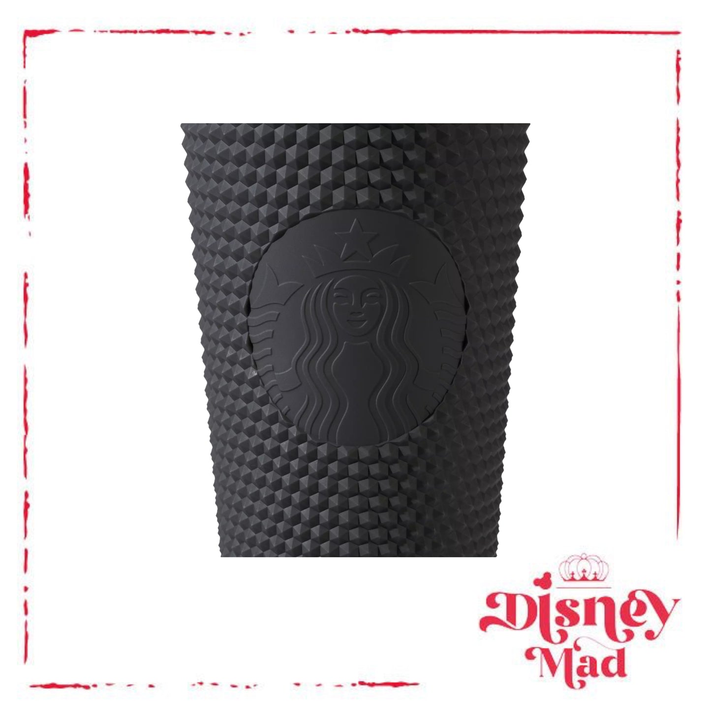 Walt Disney World 50th Anniversary Geometric Starbucks Tumbler with Straw – Black