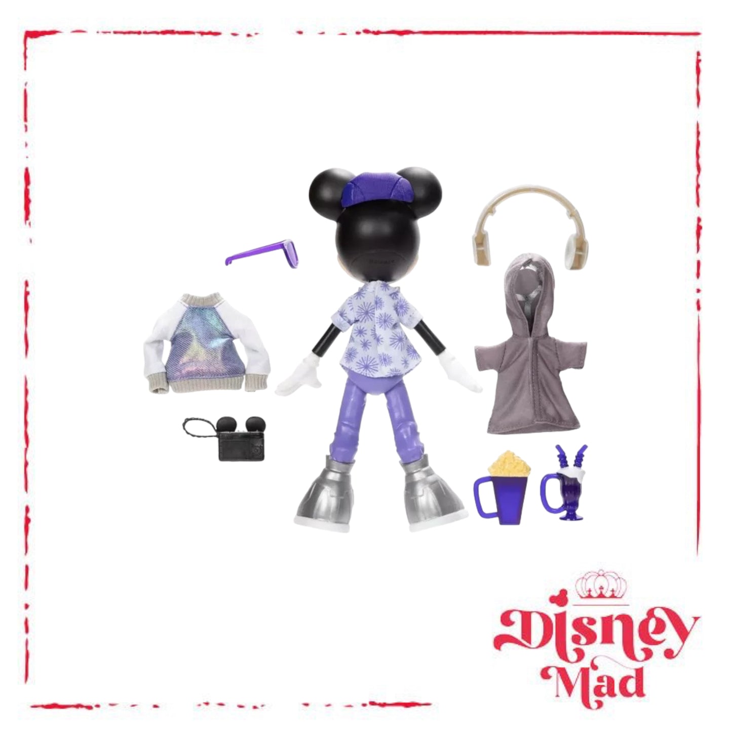 Mickey Mouse Platinum Celebration Doll and Accessories Set – Disney100 * Box Damage