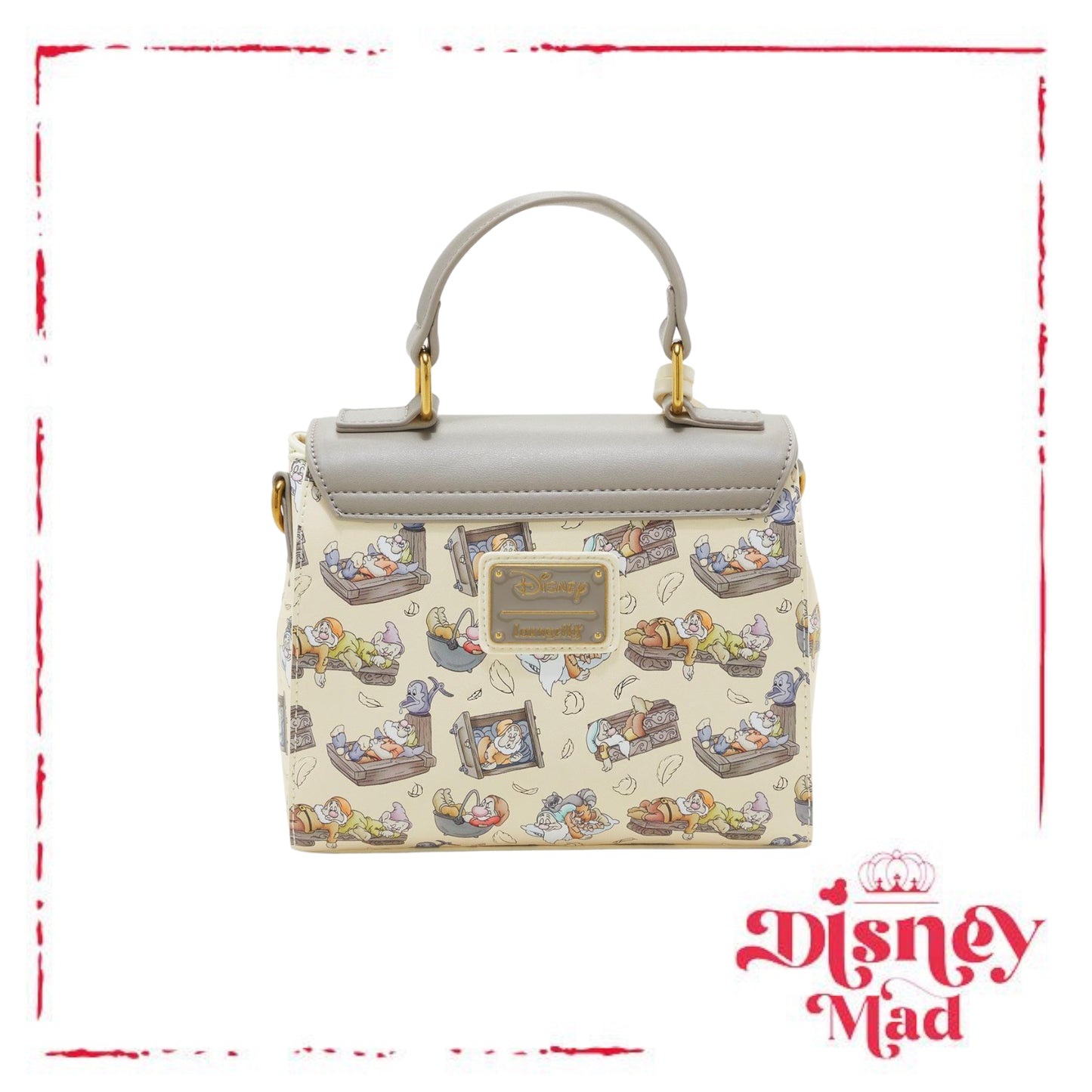 Loungefly Disney Snow White and the Seven Dwarfs Bedtime Allover Print Hand Bag - BoxLunch Exclusive