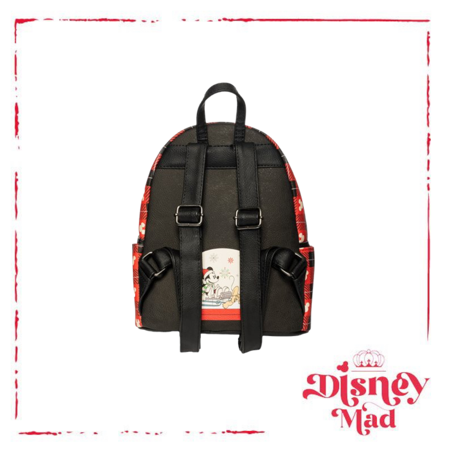 Disney Holiday Mickey Mouse and Minnie Mouse Mini-Backpack - Entertainment Earth Exclusive