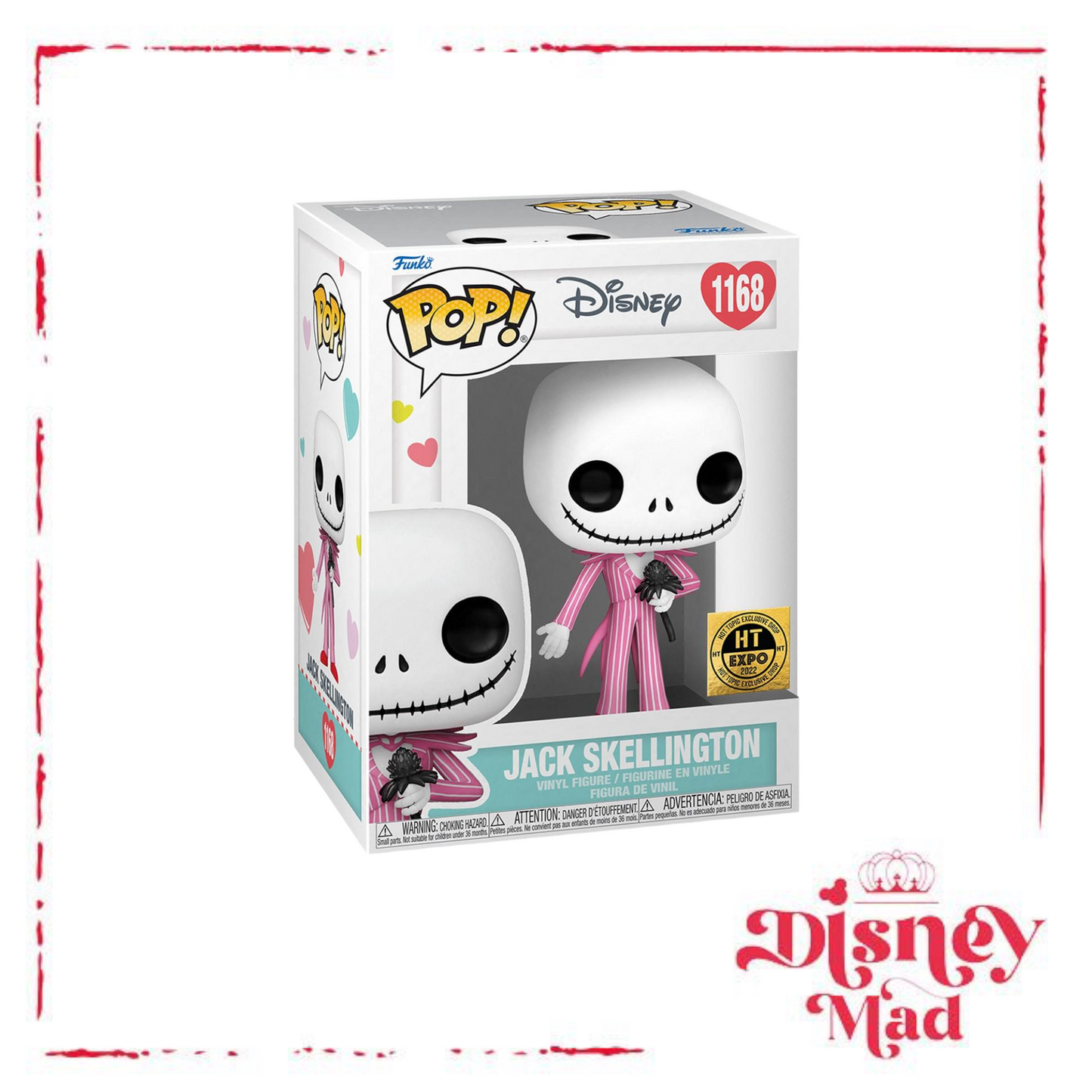 Funko The Nightmare Before Christmas Pop! Jack Skellington Vinyl Figure 2022 HT Expo Exclusive