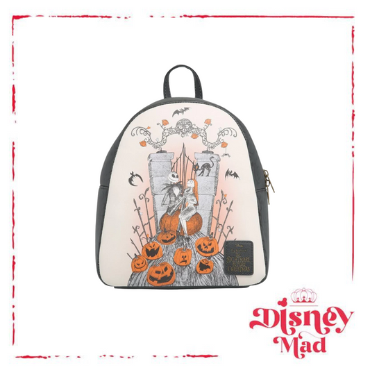 Loungefly Disney - Jack & Sally Graveyard Mini Backpack