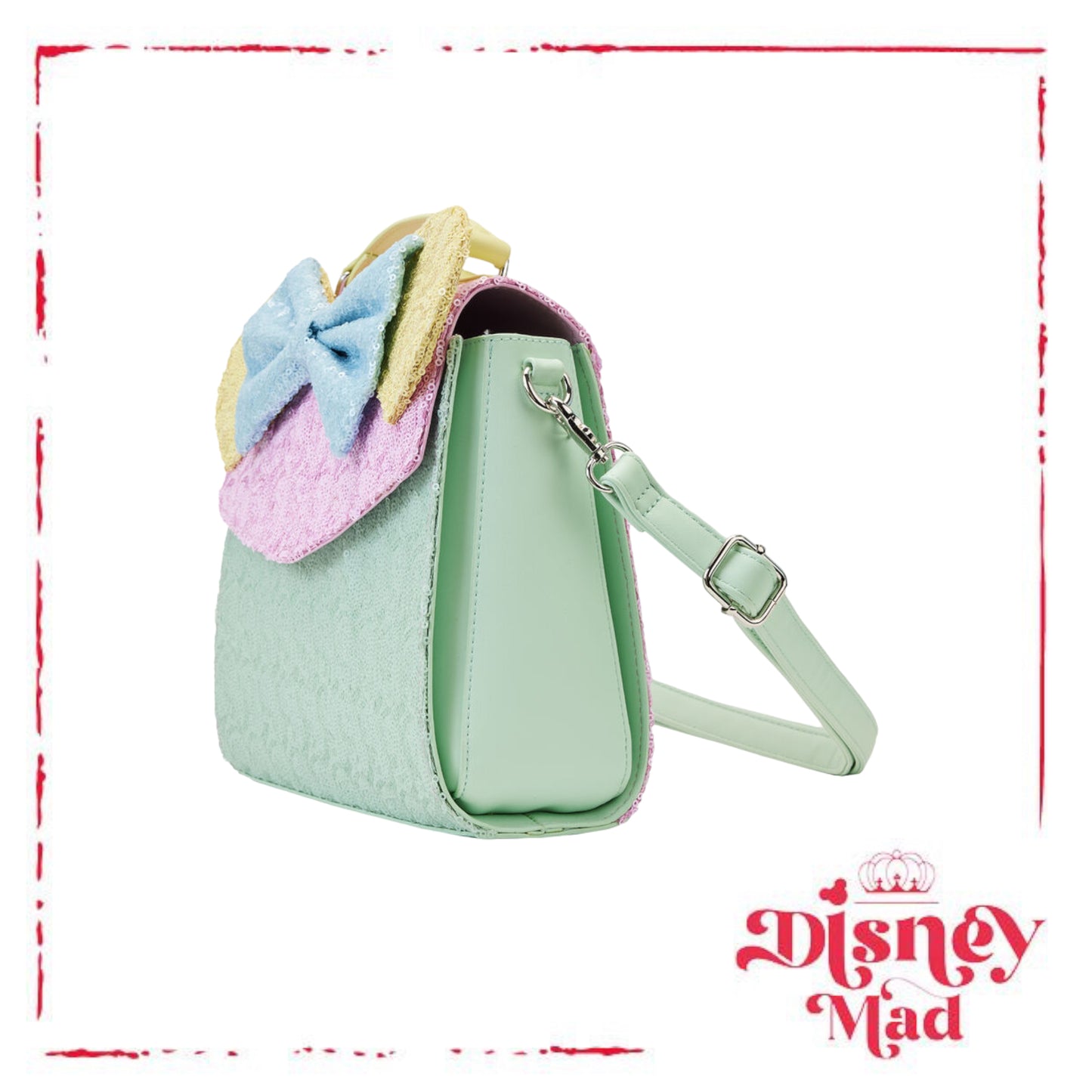 Limited Edition Exclusive - Minnie Mouse Pastel Sequin Crossbody Bag