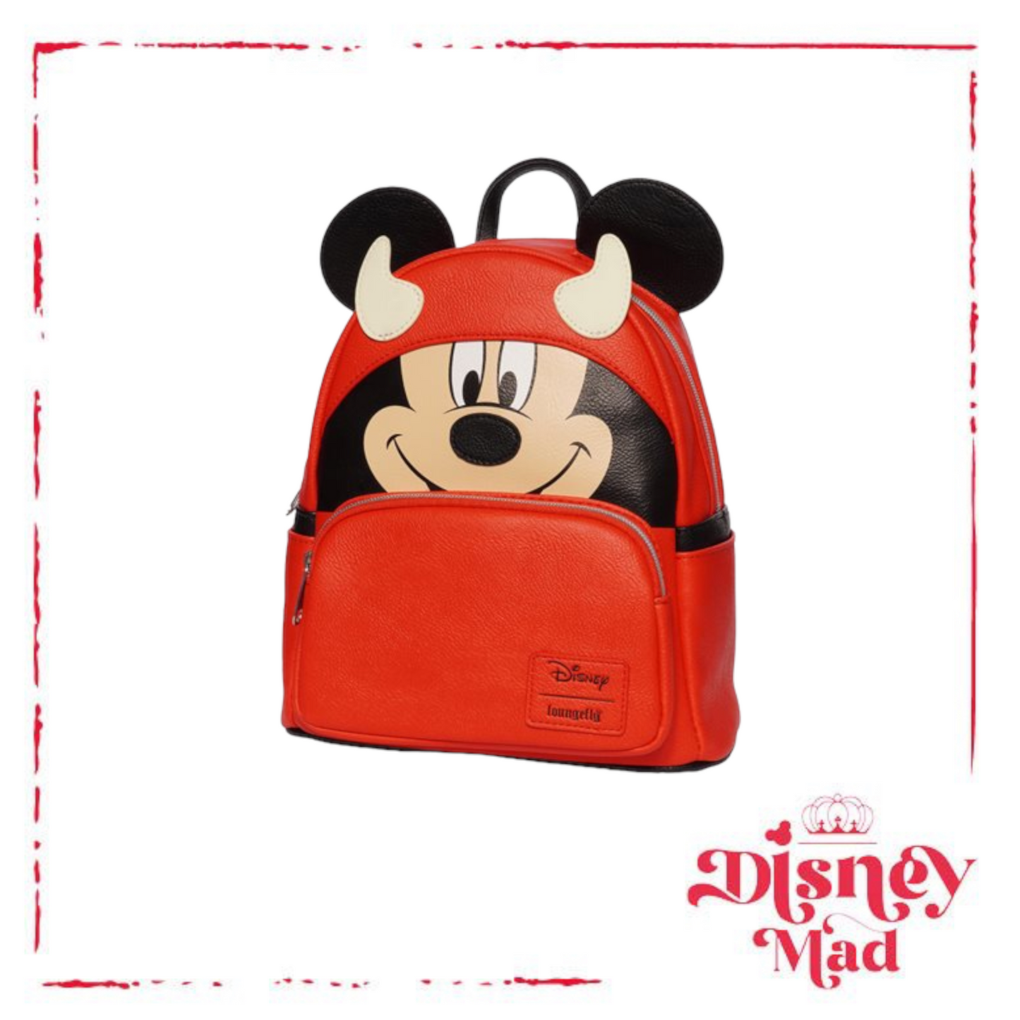 Disney Loungefly Mickey Mouse Halloween Devil Mickey Mini-Backpack - Entertainment Earth Exclusive