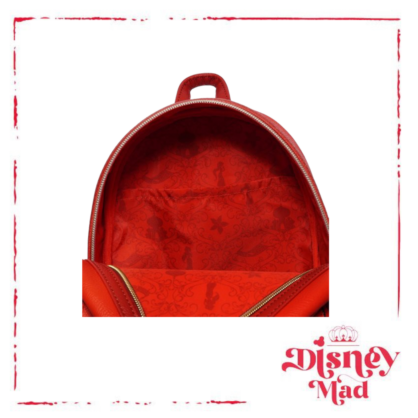 Aladdin Princess Jasmine Red Outfit Cosplay Mini-Backpack - Entertainment Earth Exclusive