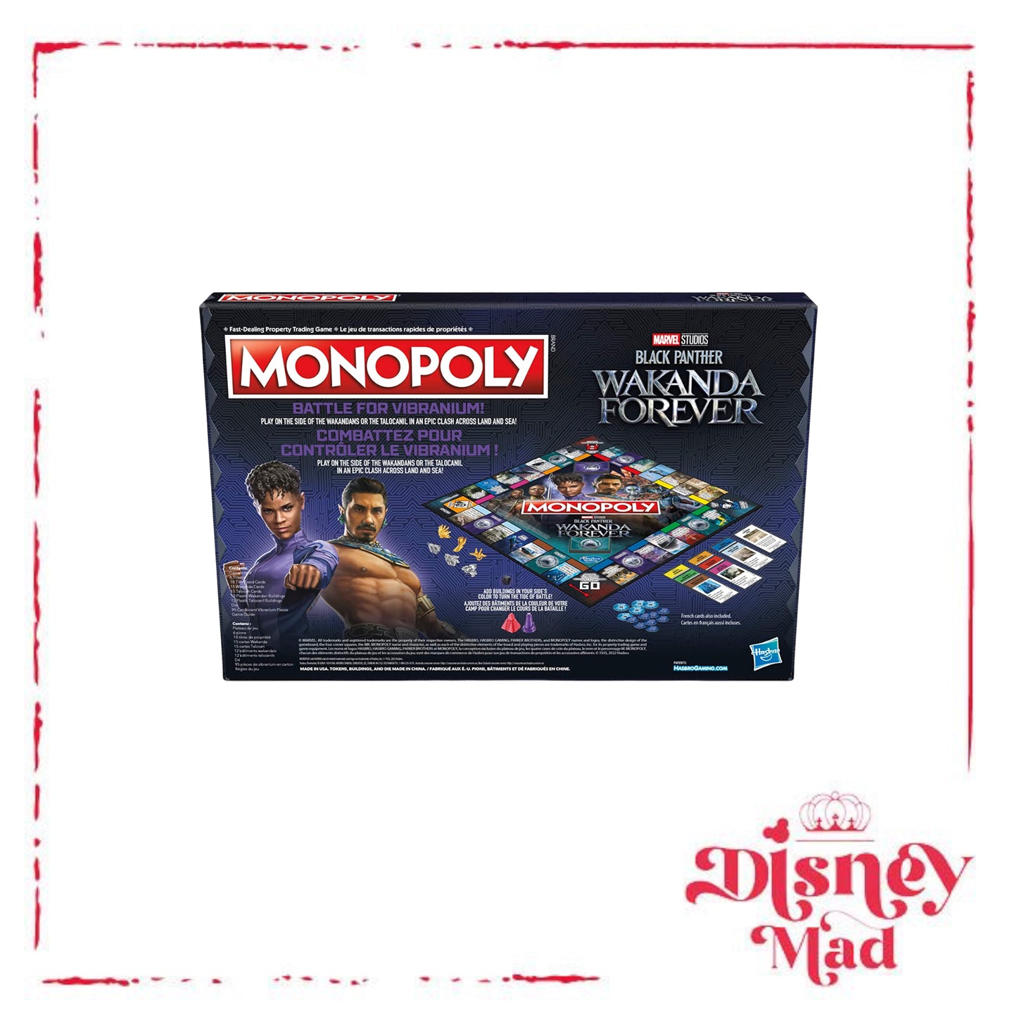 MONOPOLY: Marvel Studios' Black Panther: Wakanda Forever Edition Board Game