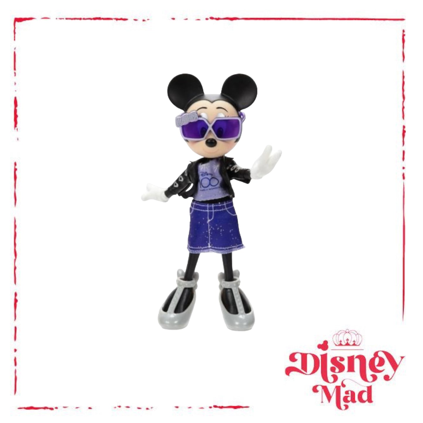 Minnie Mouse Platinum Celebration Doll and Accessories Set – Disney100