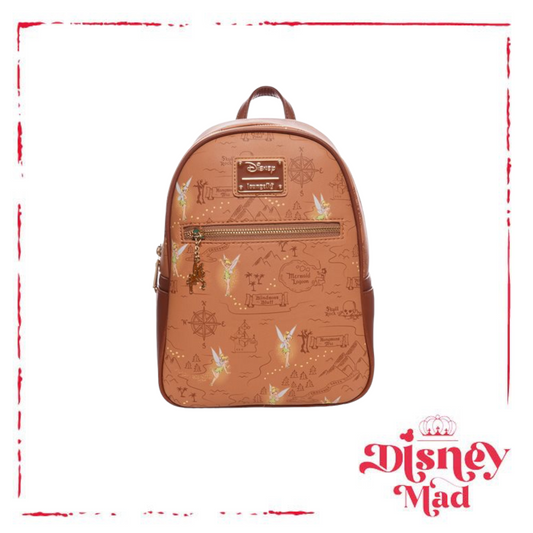 Disney Loungefly Peter Pan Neverland Map Mini-Backpack - Entertainment Earth Exclusive