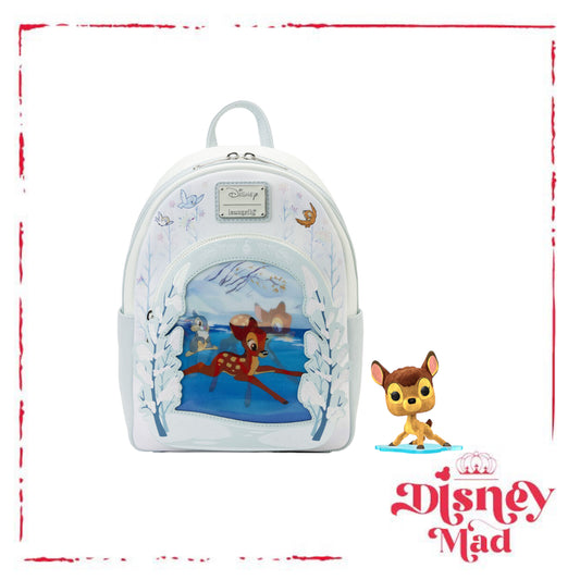 Bambi on Ice Lenticular Mini Backpack and POP! (Flocked) Limited Edition