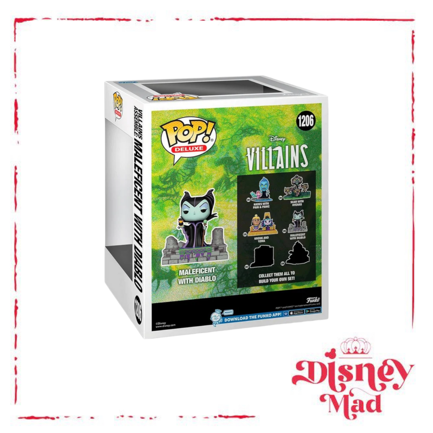Funko Disney Villains Assemble Pop! Deluxe Maleficent With Diablo Vinyl Figure Hot Topic Exclusive