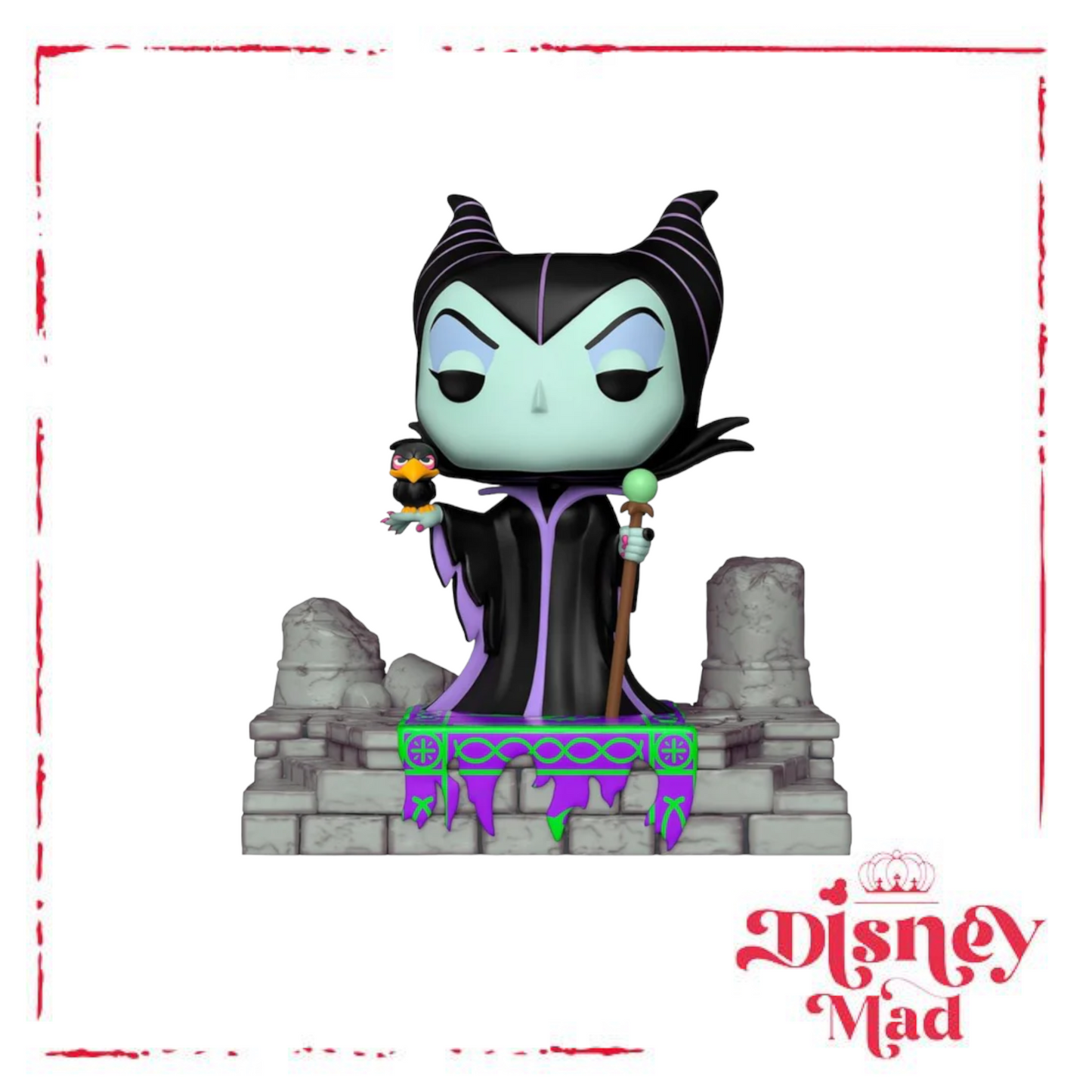 Funko Disney Villains Assemble Pop! Deluxe Maleficent With Diablo Vinyl Figure Hot Topic Exclusive