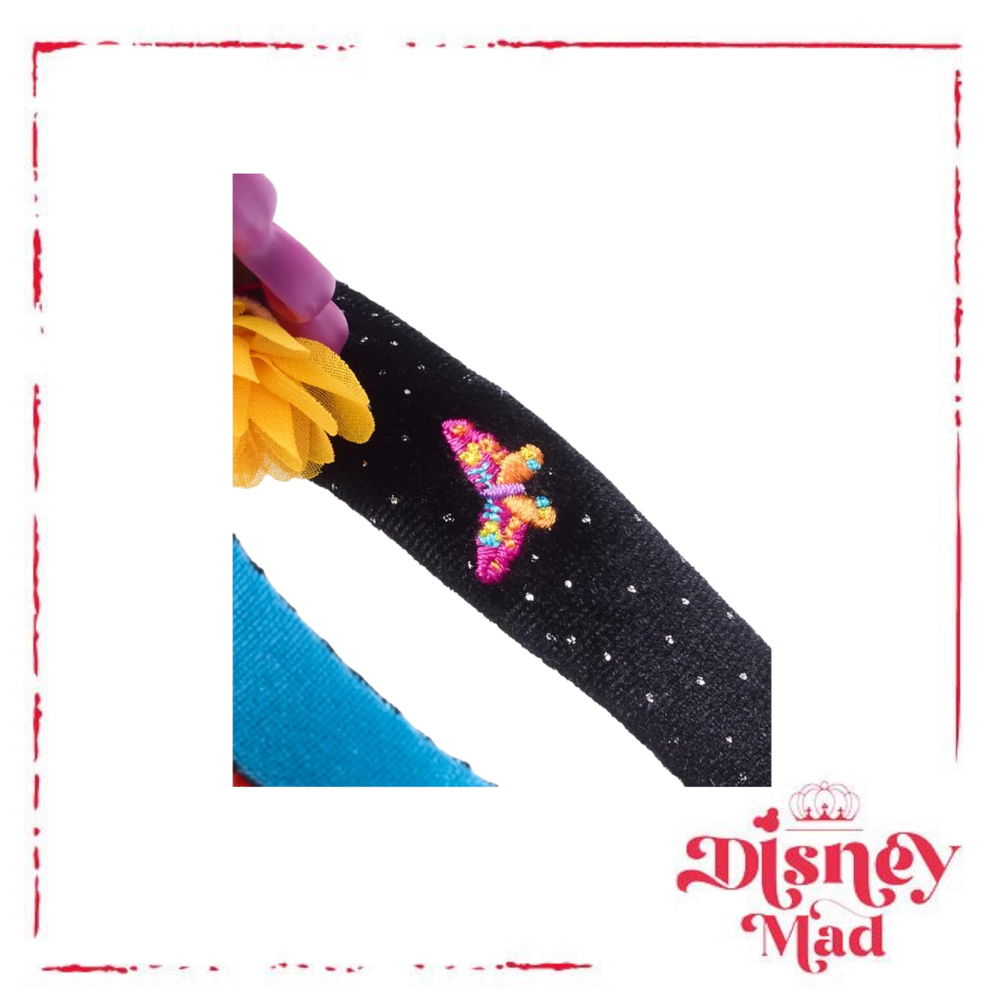 Disney Parks Minnie Mouse Dia de los Muertos Ears Headband For Adults